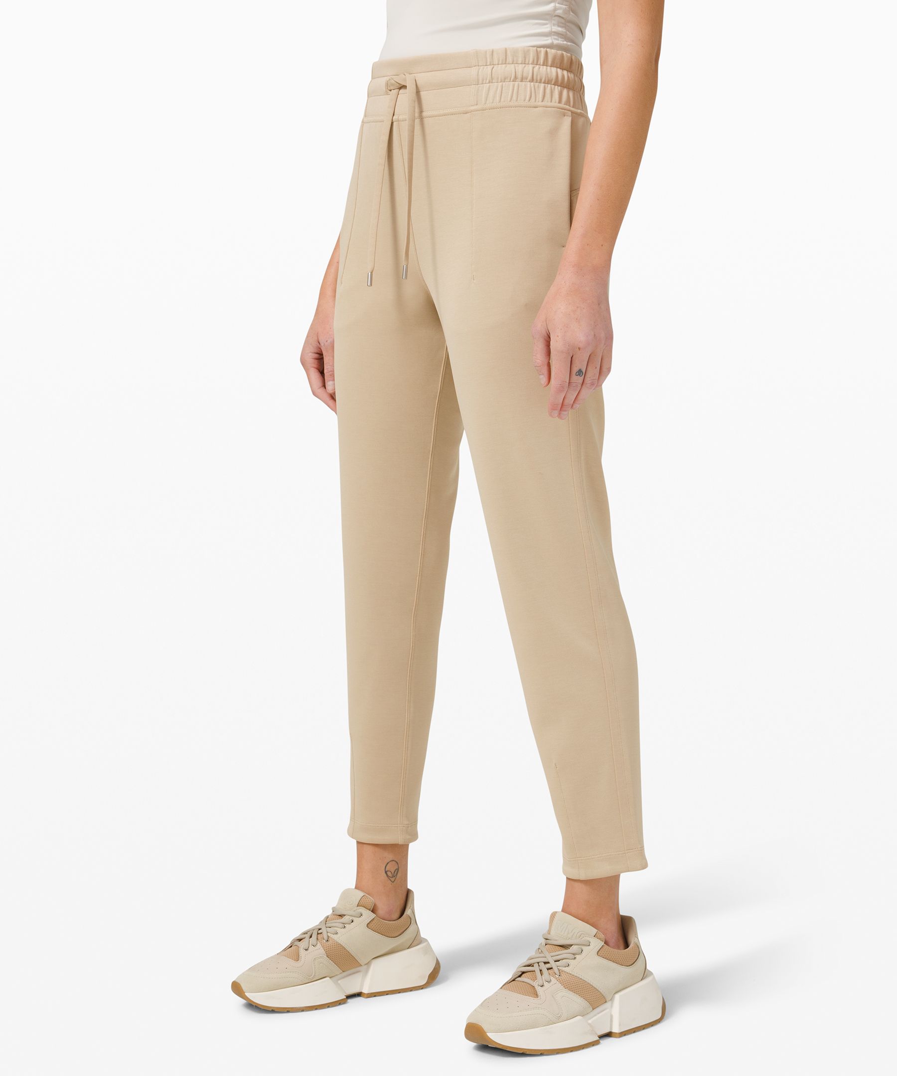 Lululemon Joggebukser Dame Beige | 18603-HRJU