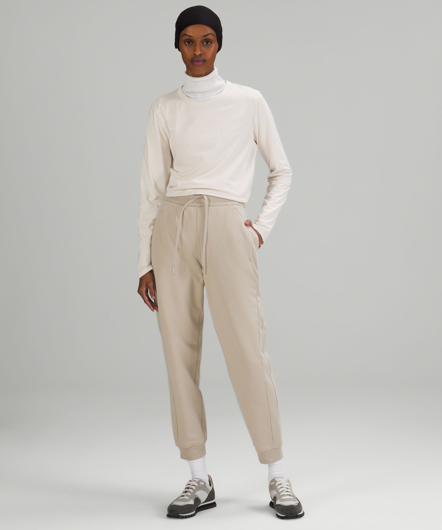 Lululemon Joggebukser Dame Beige | 90784-NCPR