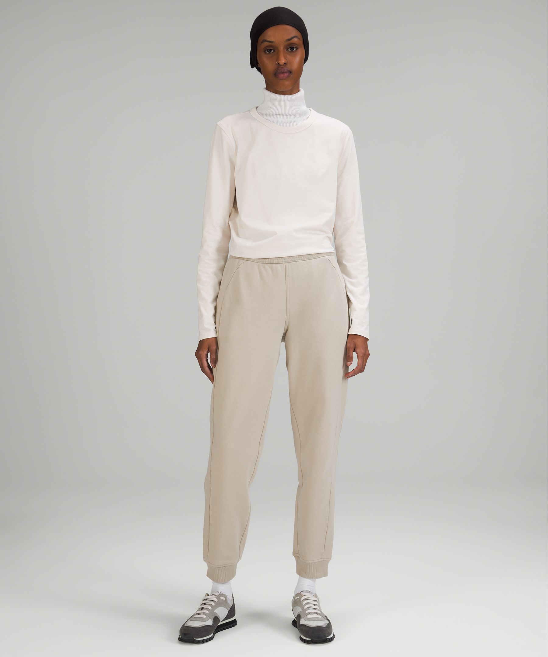 Lululemon Joggebukser Dame Beige | 90784-NCPR