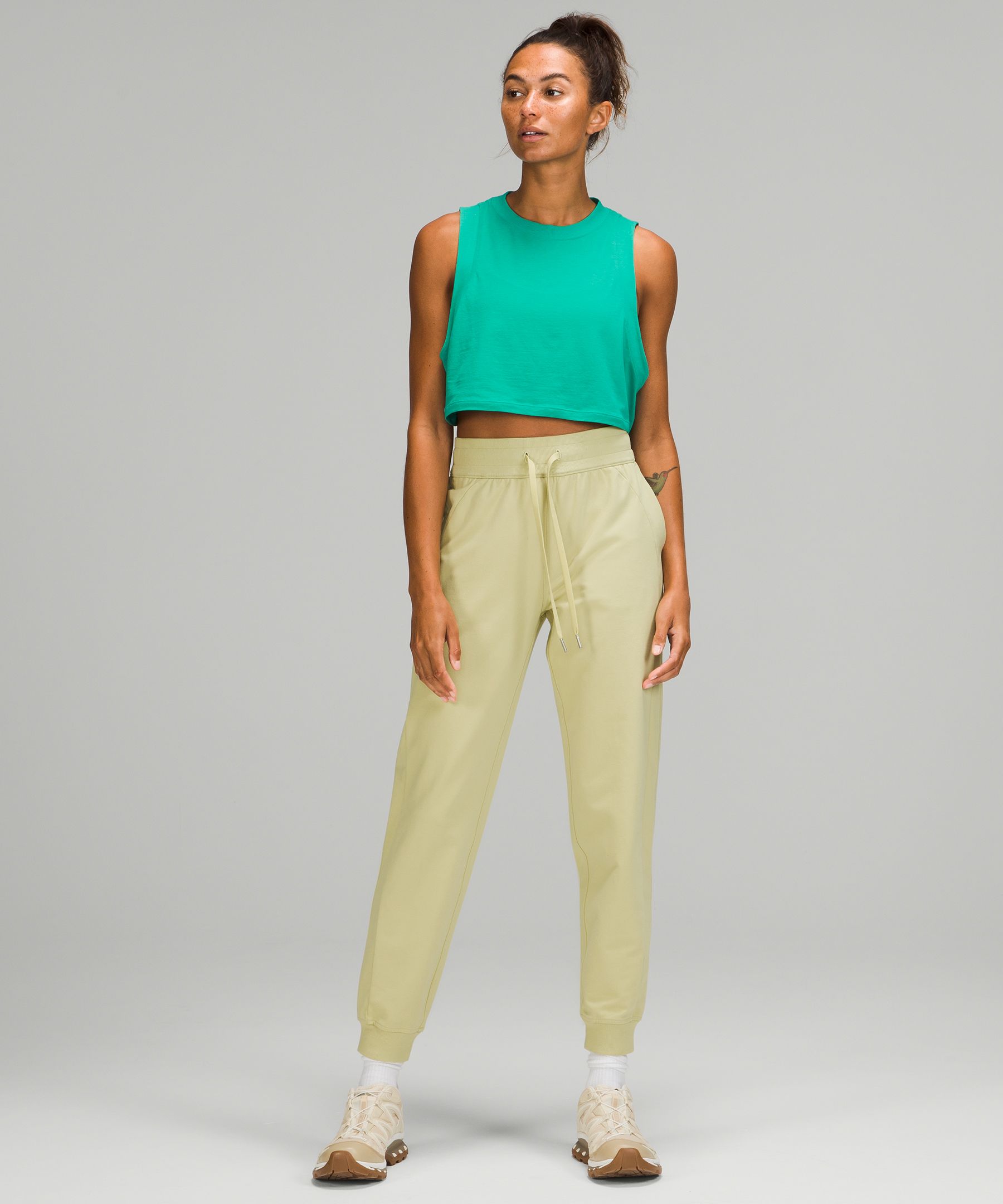 Lululemon Joggebukser Dame Grønn | 49056-YZSB