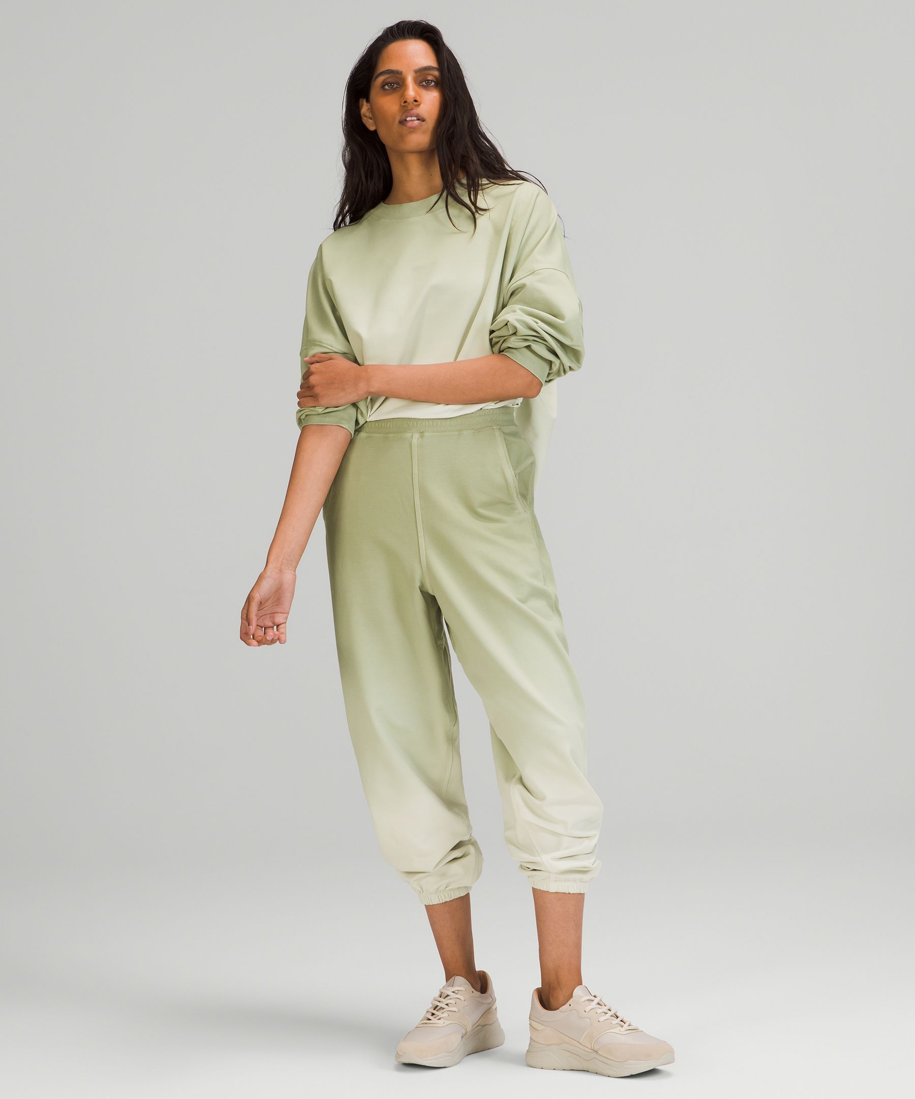 Lululemon Joggebukser Dame Grønn Lyseblå | 25310-JEAB