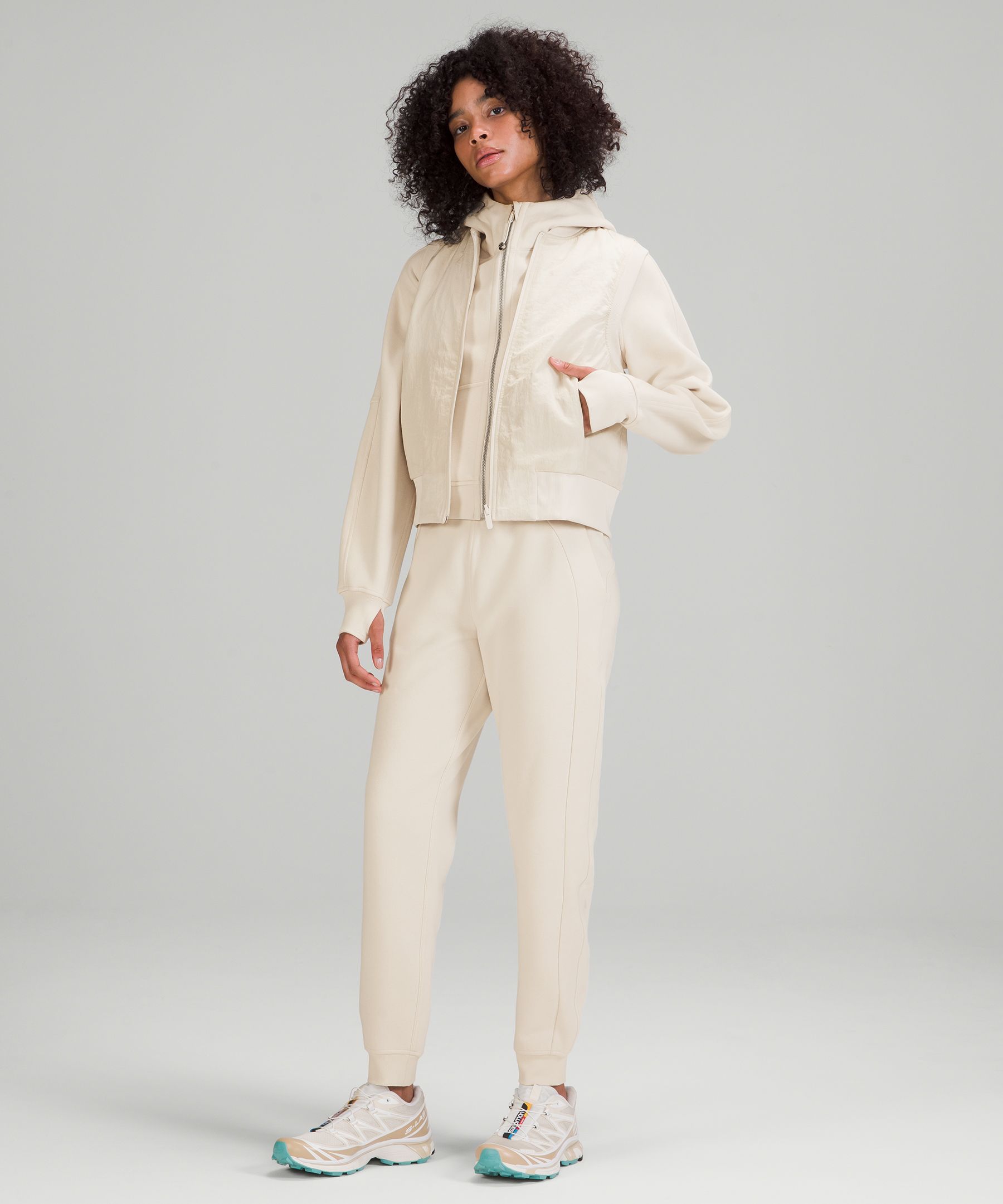 Lululemon Joggebukser Dame Hvite | 16483-SNEX