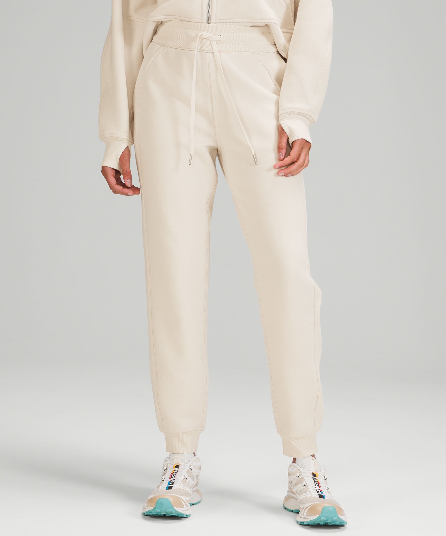 Lululemon Joggebukser Dame Hvite | 16483-SNEX