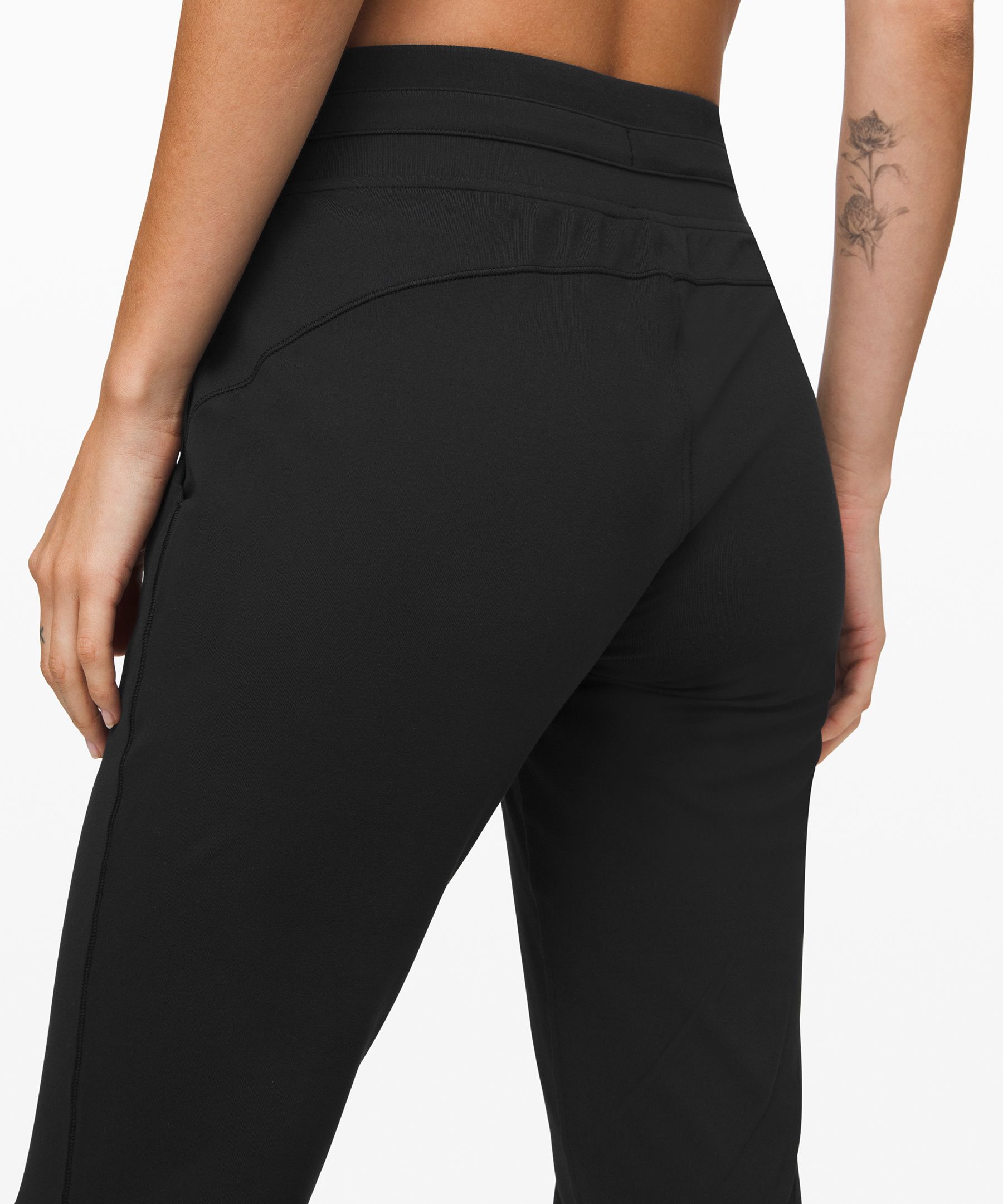 Lululemon Joggebukser Dame Svarte | 16954-SMAC