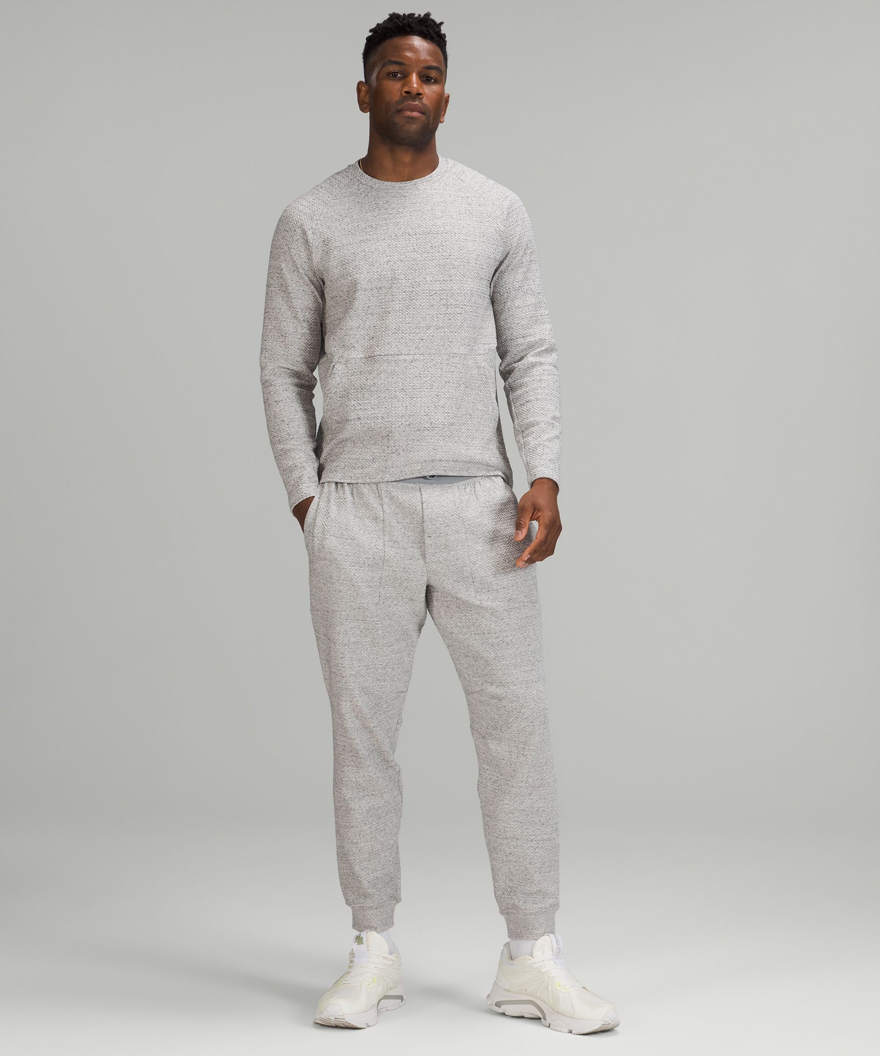 Lululemon Joggebukser Herre Lyse Grå | 15763-ENTK