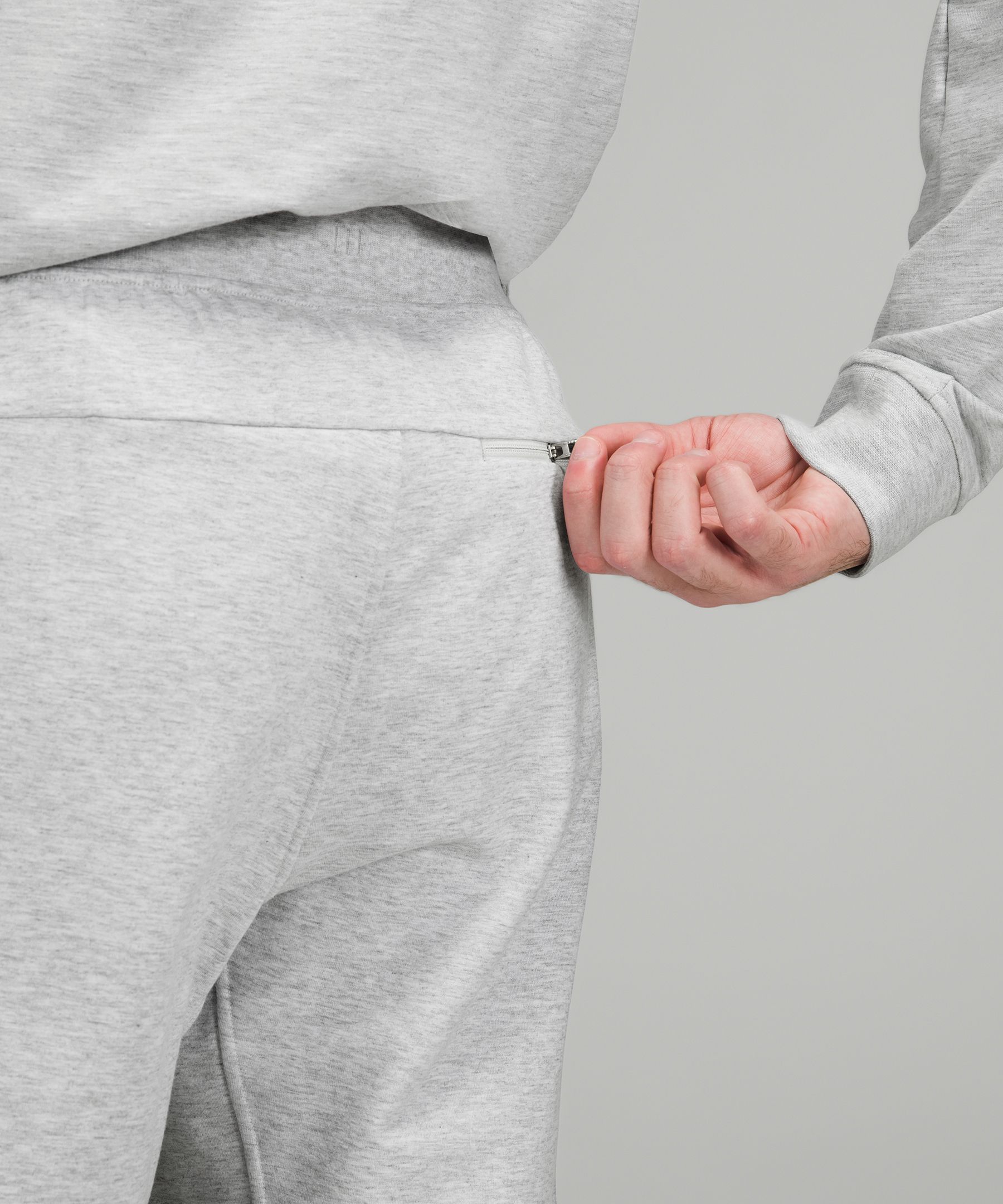 Lululemon Joggebukser Herre Lyse Grå | 68293-NDCP