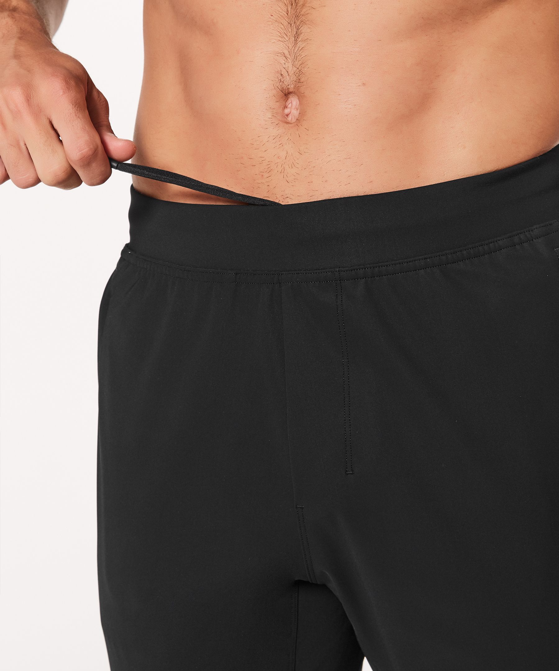 Lululemon Joggebukser Herre Svarte | 17296-DLIA
