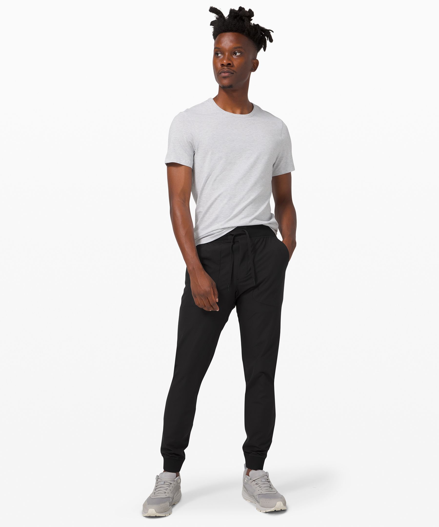 Lululemon Joggebukser Herre Svarte | 35921-AUKE