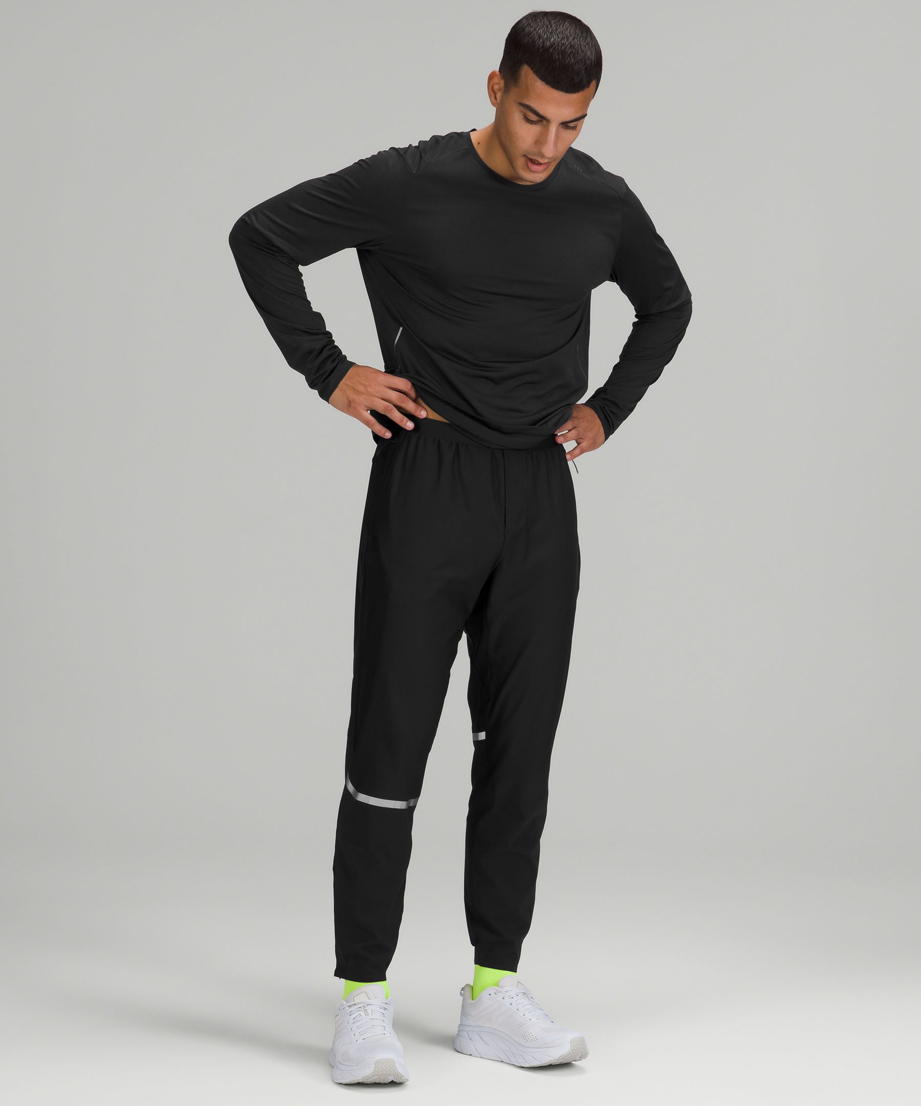 Lululemon Joggebukser Herre Svarte | 45813-RPZJ
