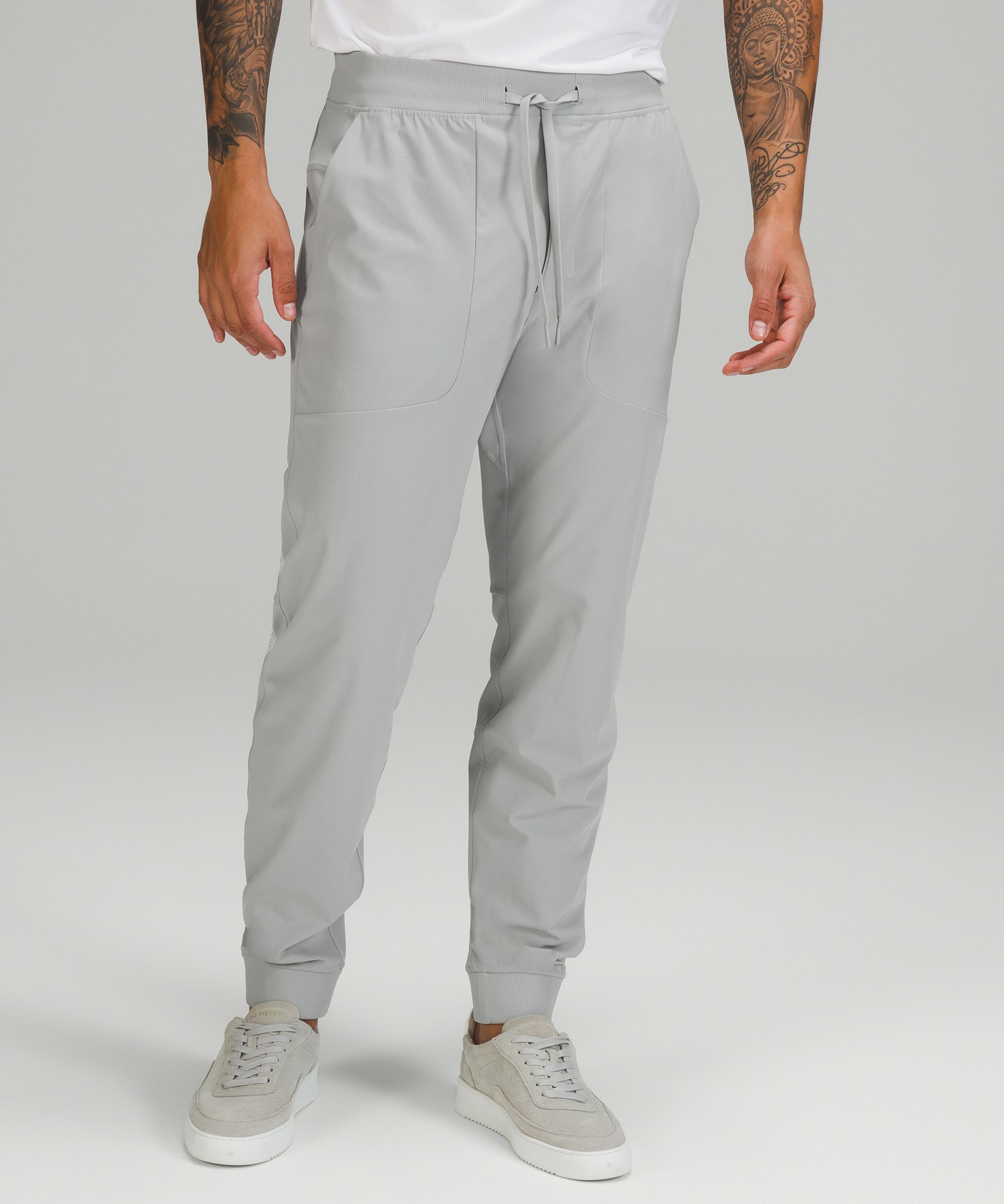 Lululemon Joggebukser Herre Sølv | 18365-GALF