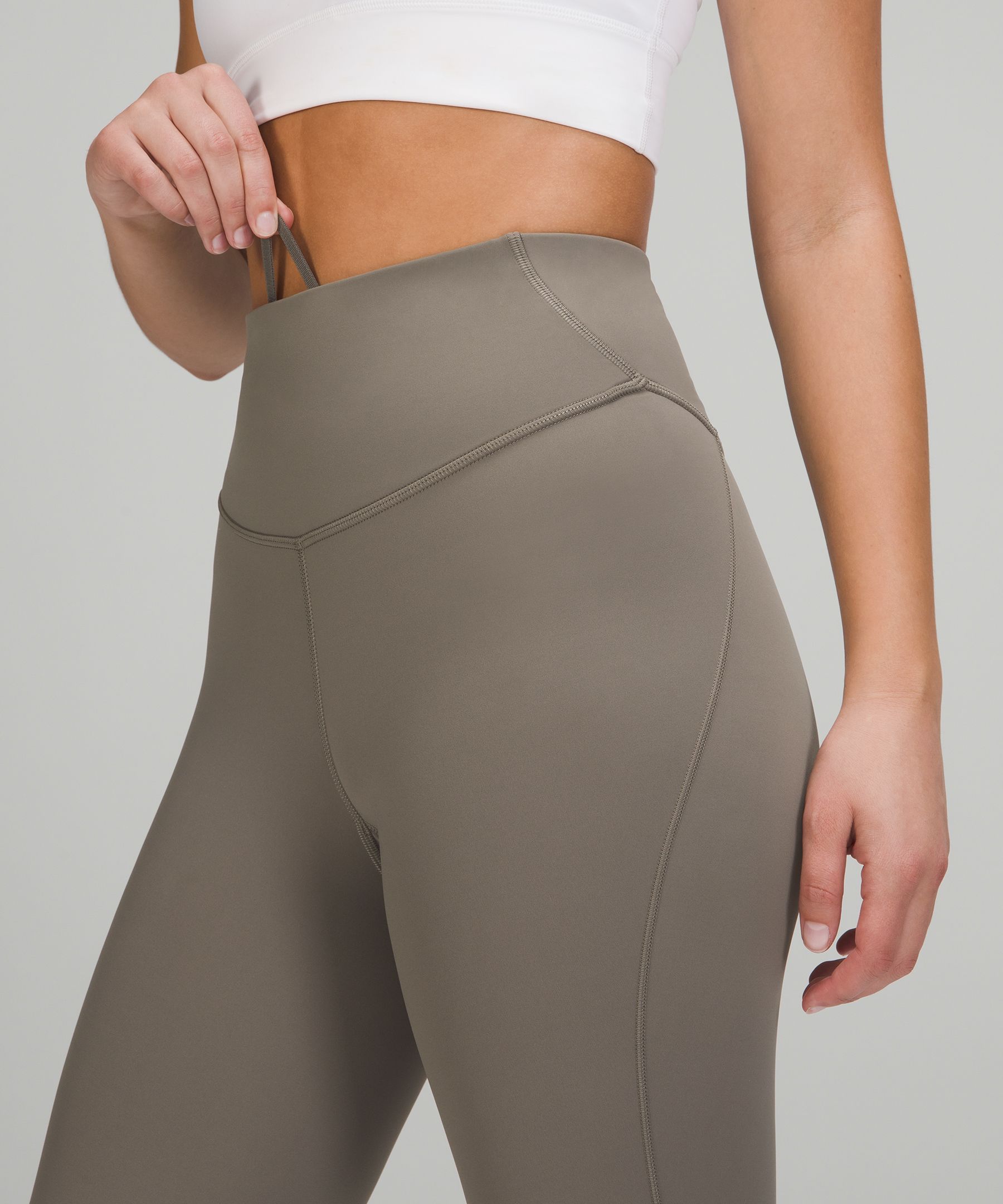 Lululemon Leggings Dame Beige | 50278-HRLK