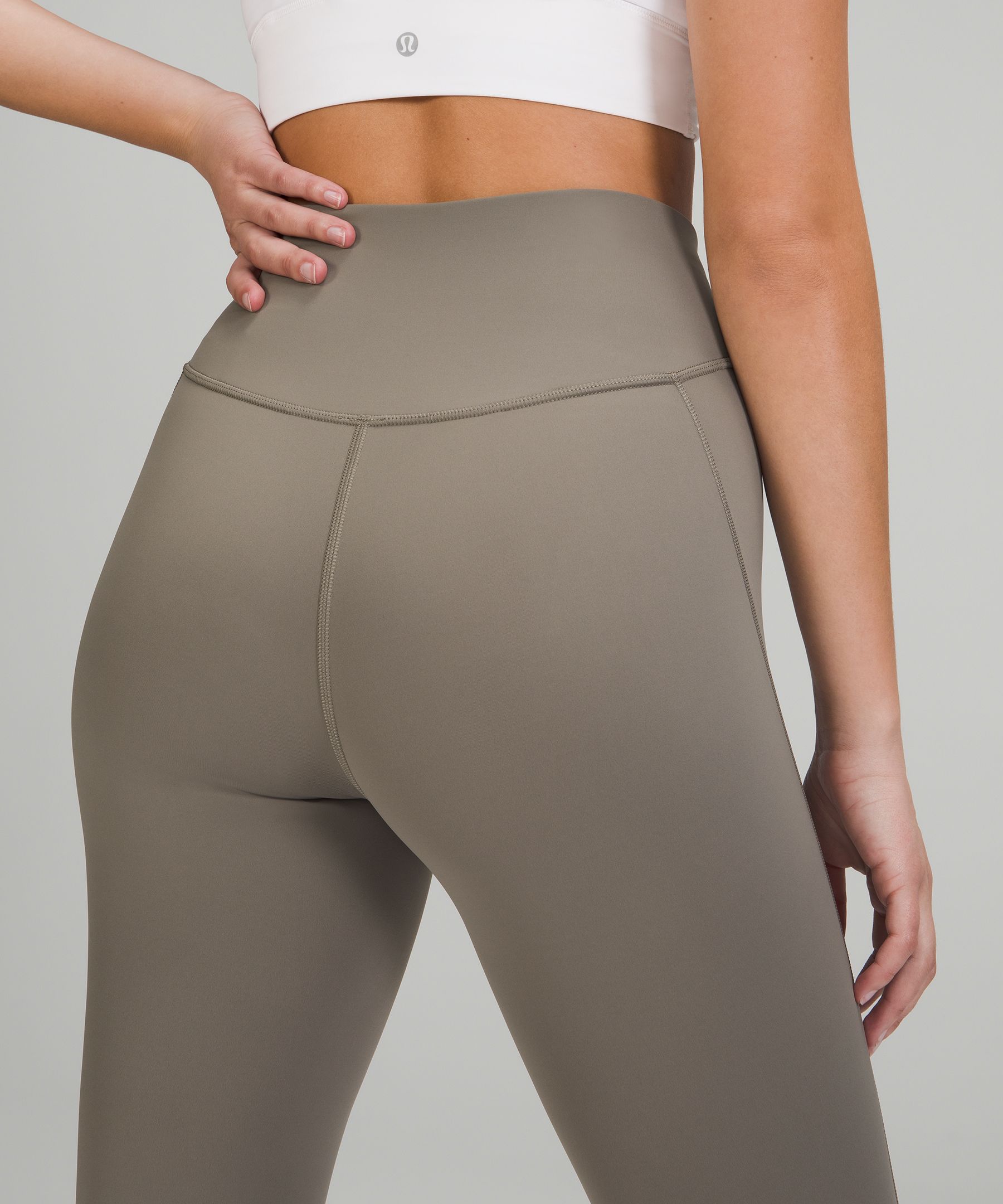 Lululemon Leggings Dame Beige | 50278-HRLK