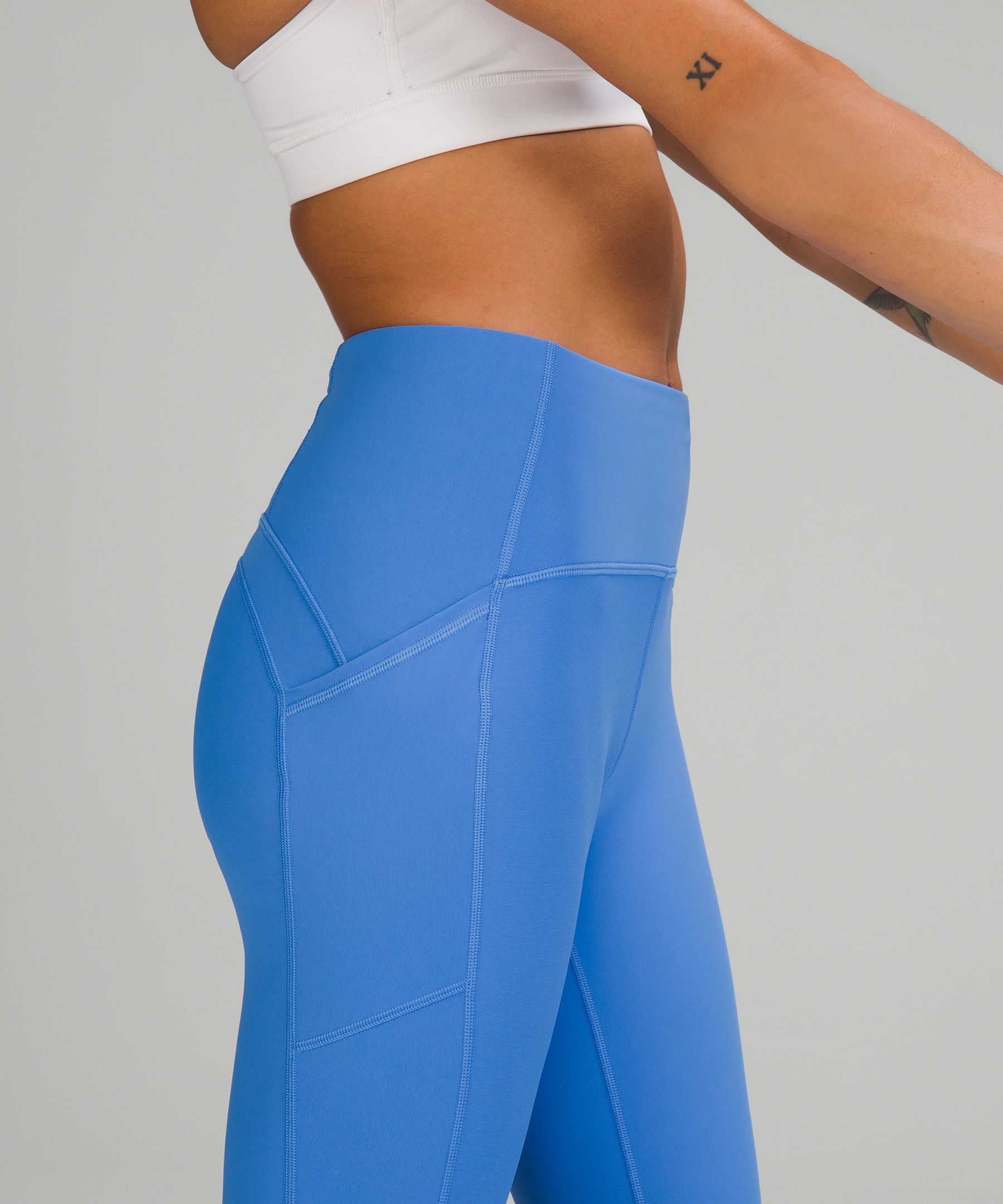 Lululemon Leggings Dame Blå | 71096-DCZP