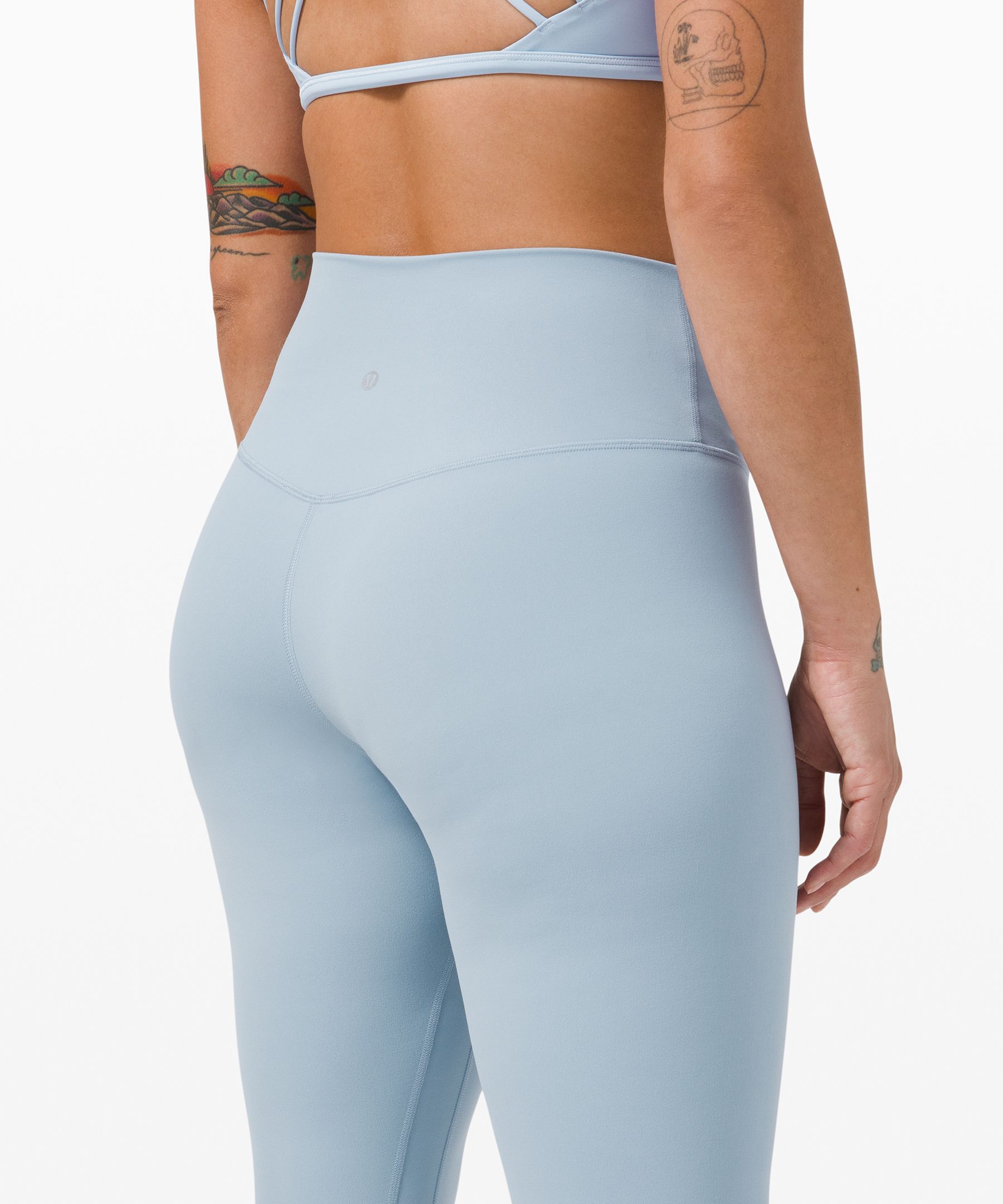 Lululemon Leggings Dame Blå | 96428-AOKS