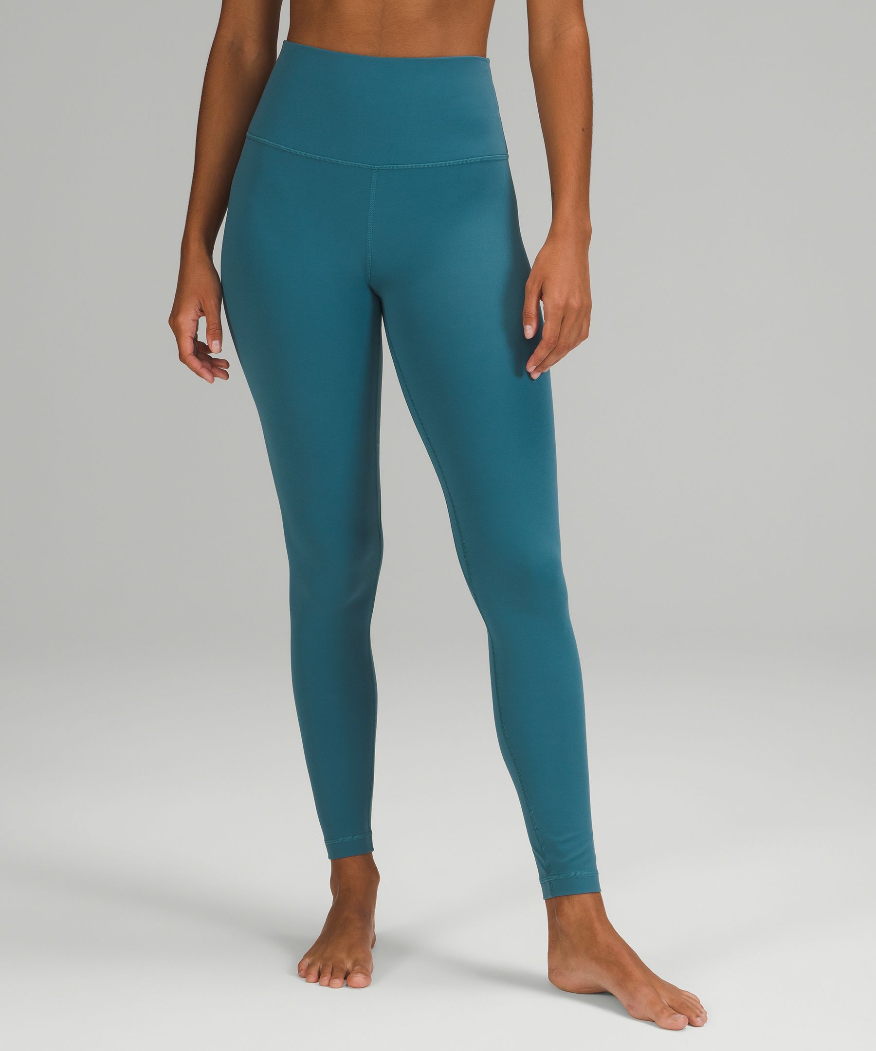 Lululemon Leggings Dame Blå | 98764-ZHTL