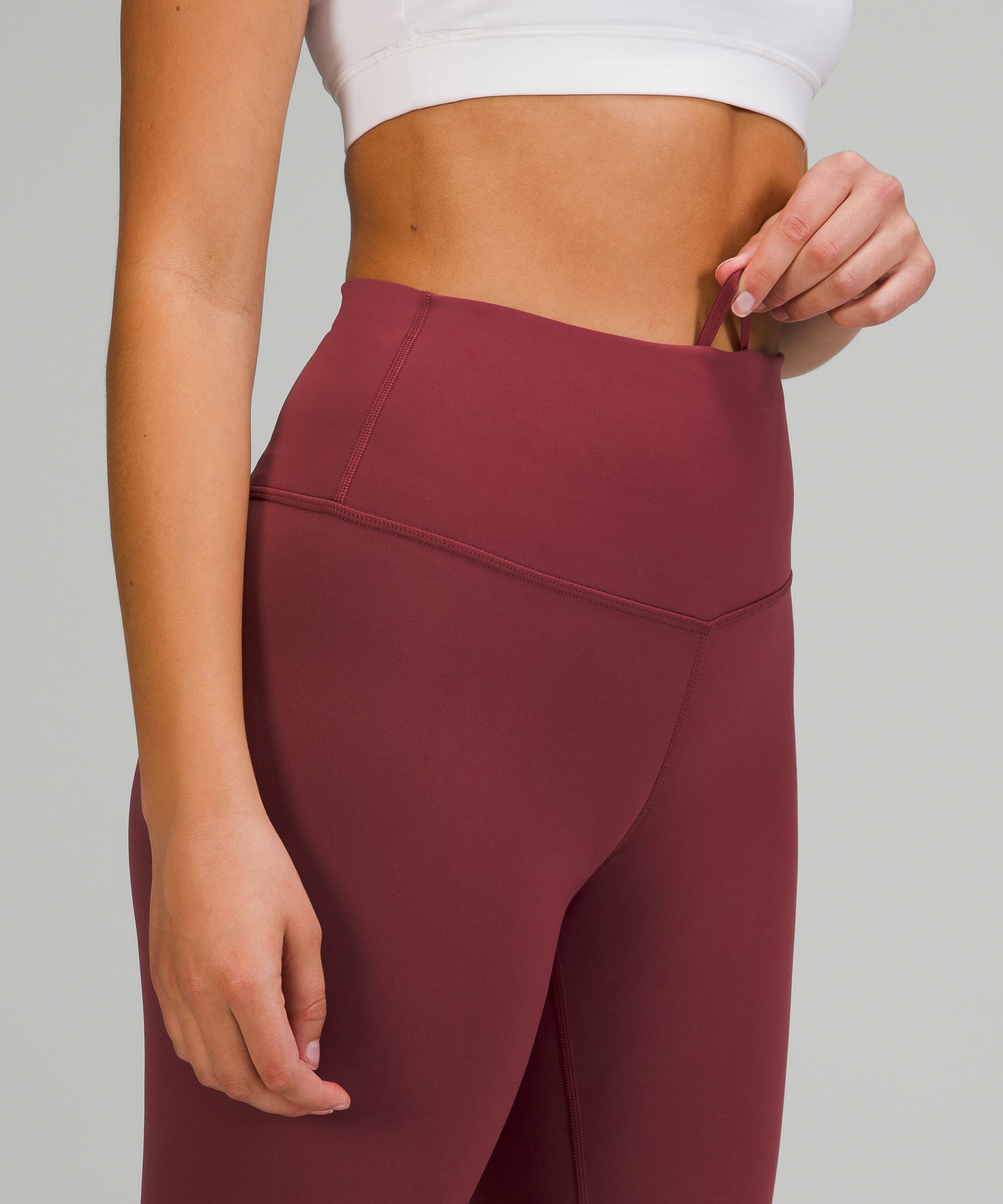 Lululemon Leggings Dame Burgunder | 18762-BYLZ