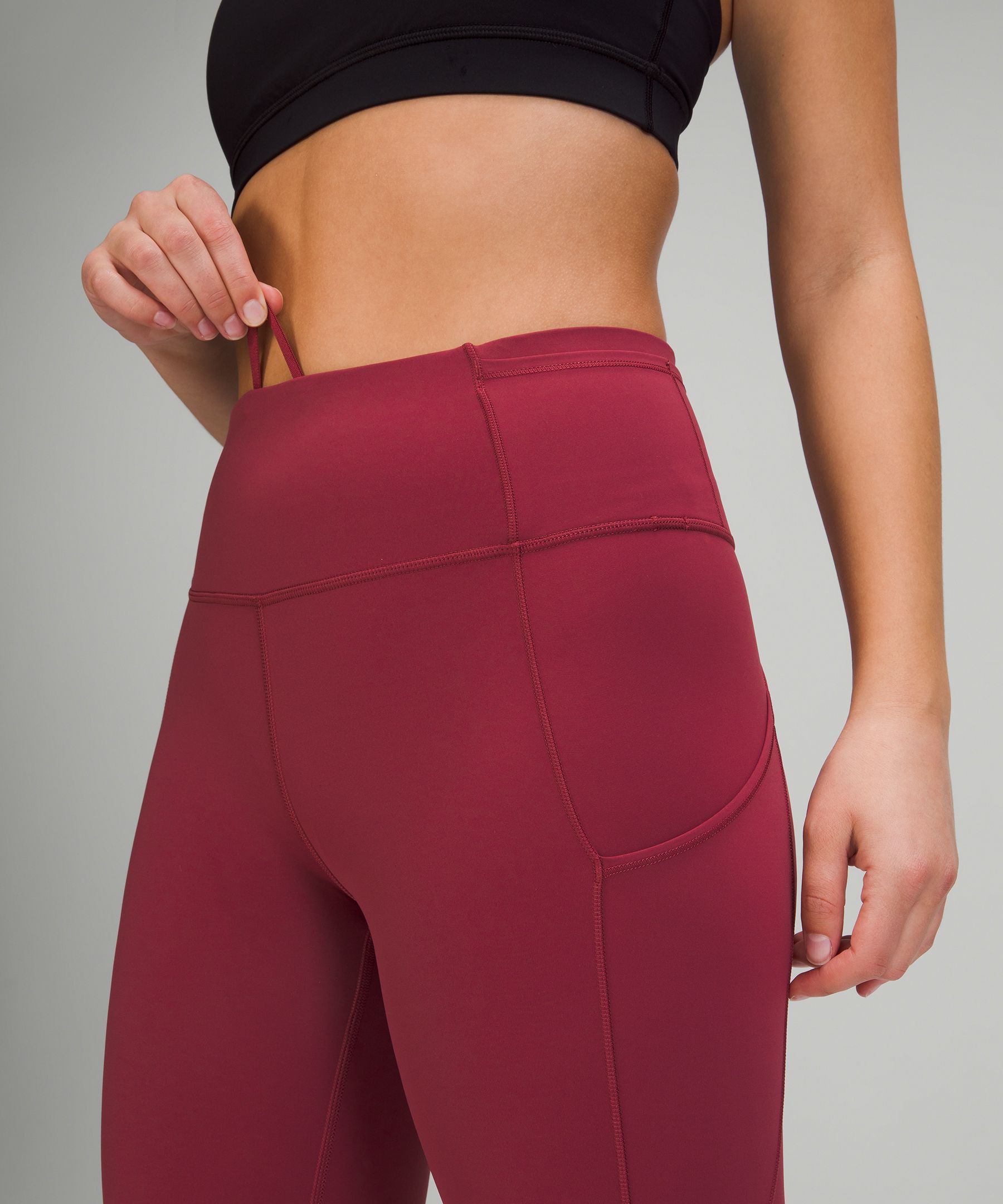 Lululemon Leggings Dame Burgunder | 23684-WYLK