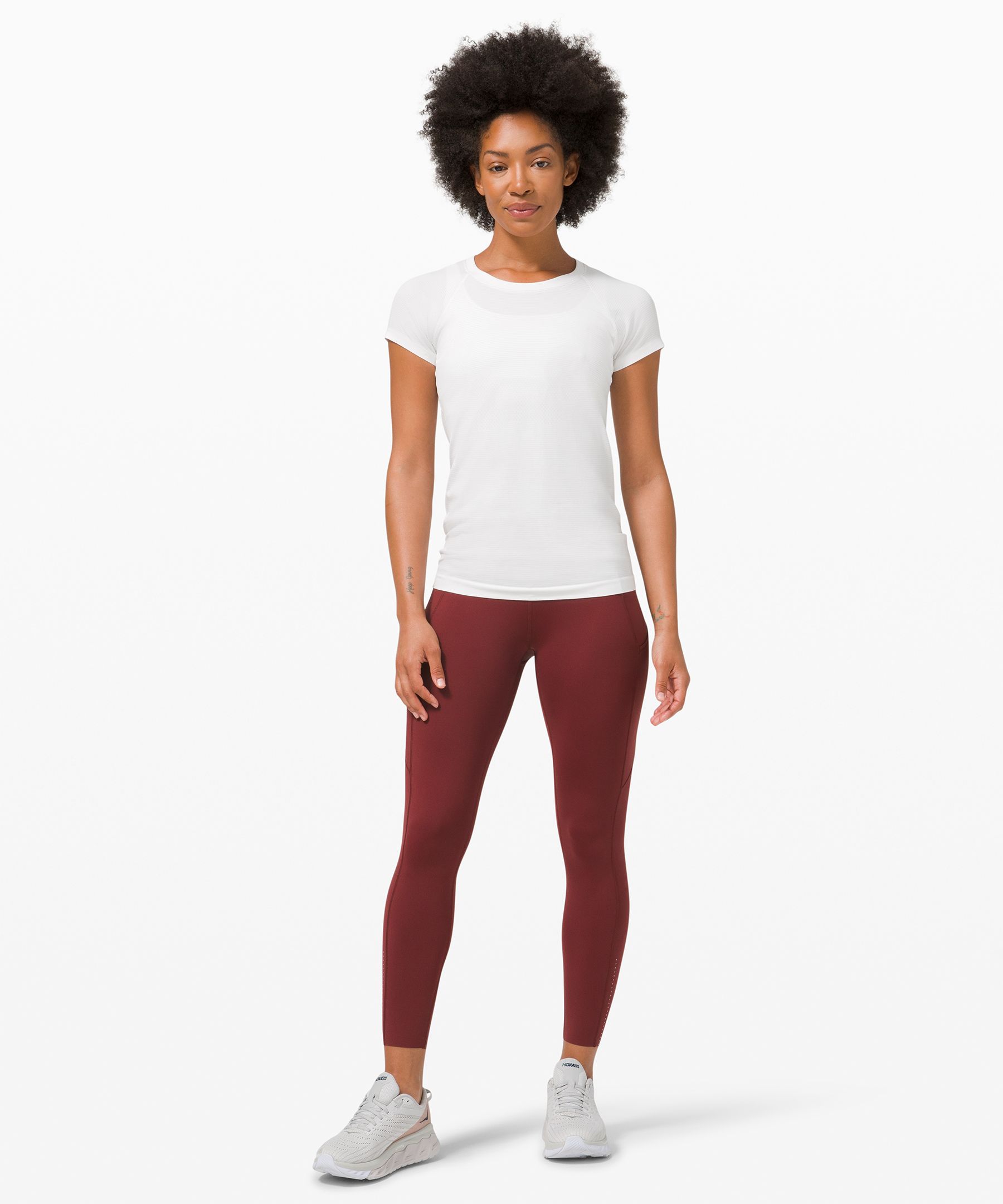Lululemon Leggings Dame Burgunder | 34978-YLTA