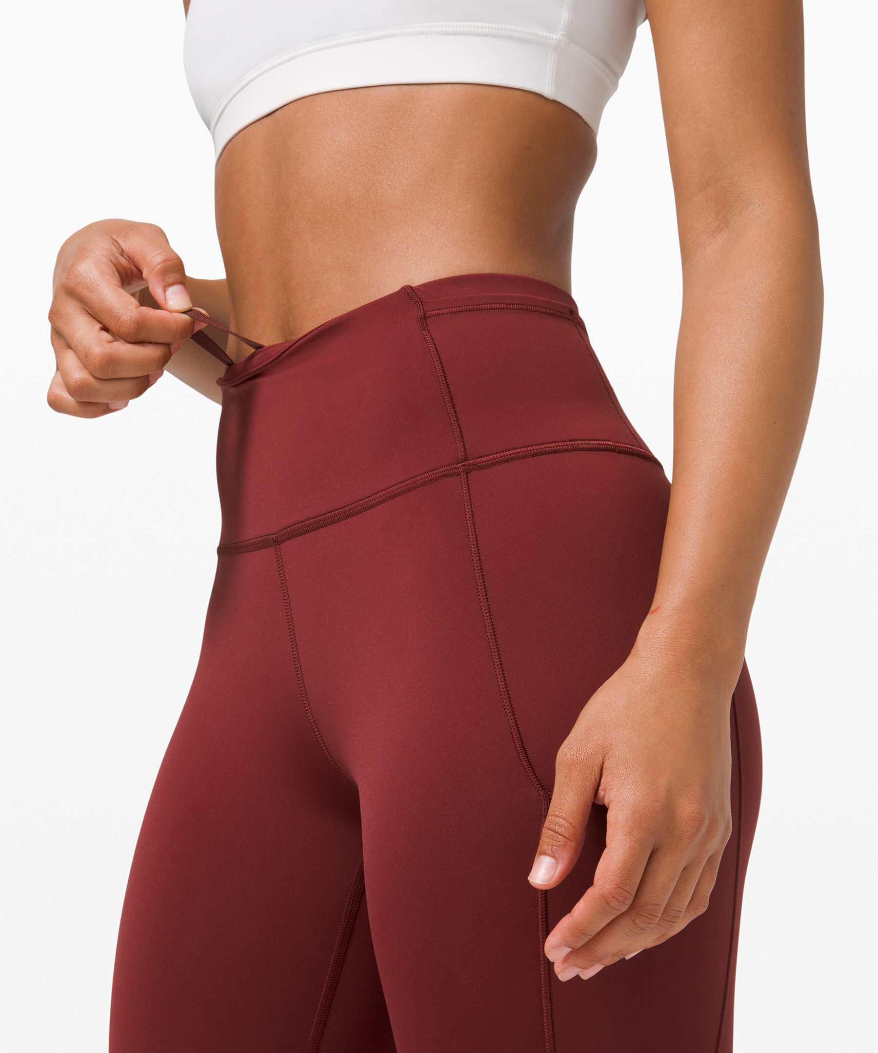 Lululemon Leggings Dame Burgunder | 34978-YLTA