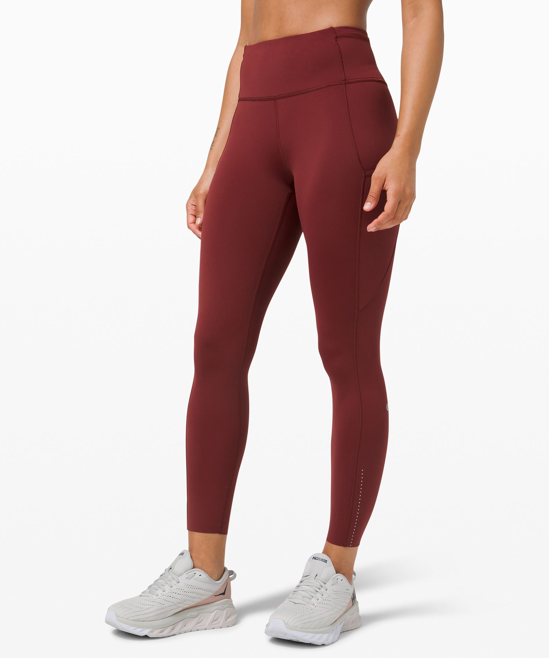 Lululemon Leggings Dame Burgunder | 34978-YLTA