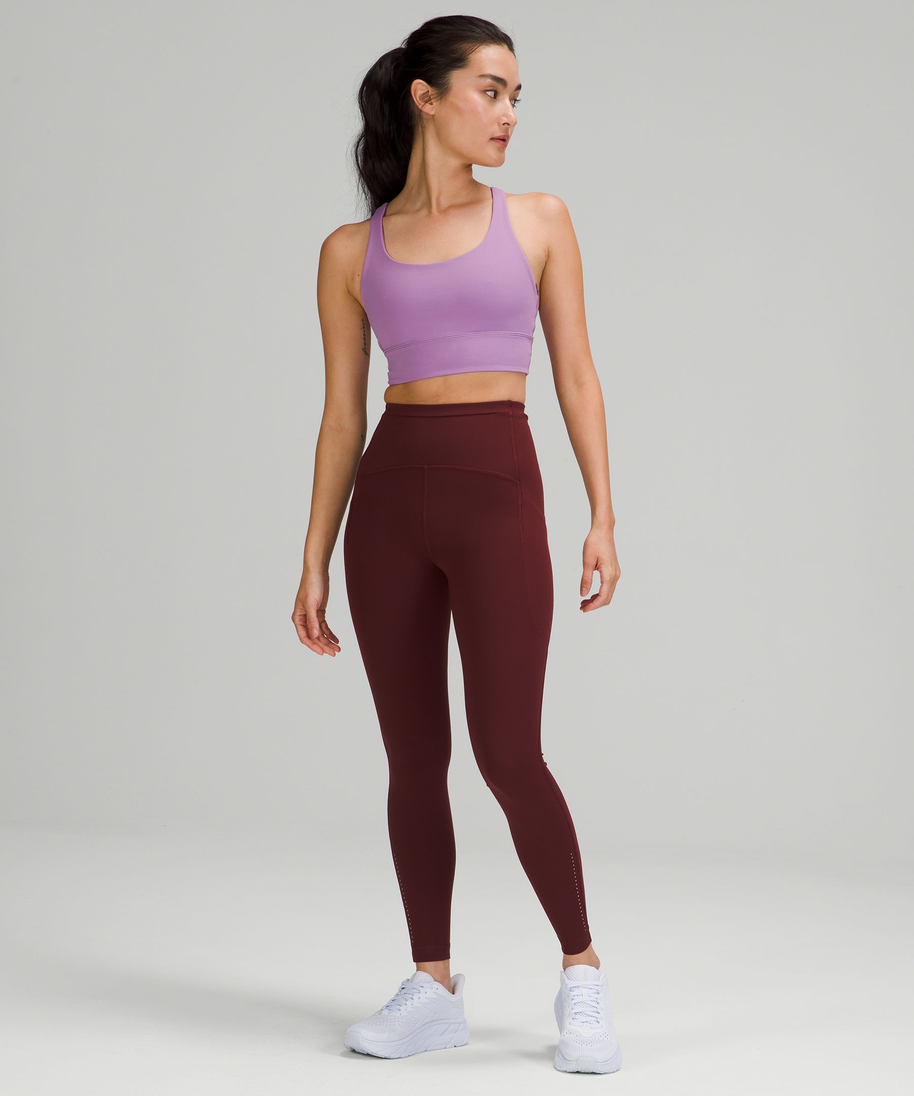 Lululemon Leggings Dame Burgunder | 35940-EJAX