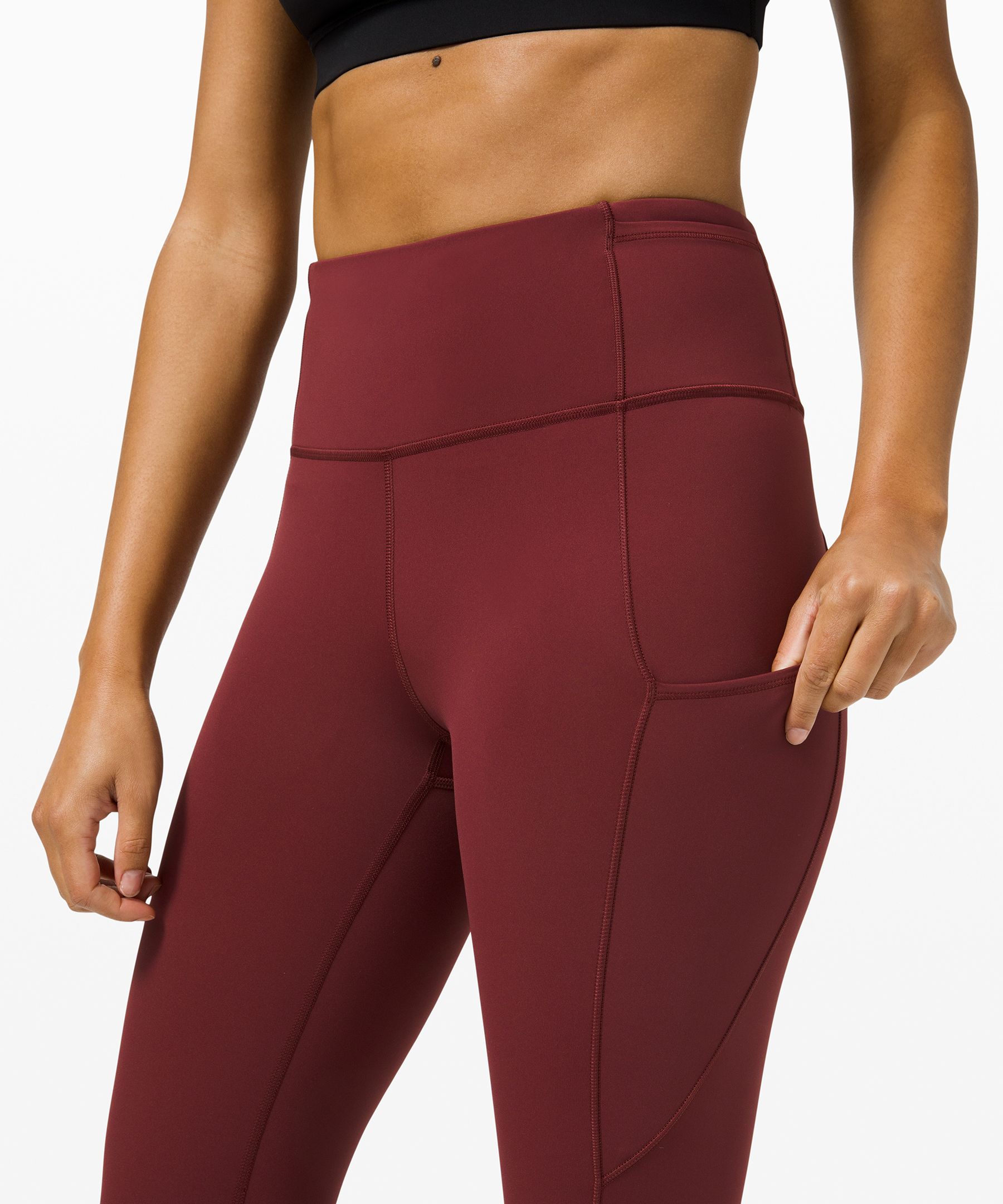 Lululemon Leggings Dame Burgunder | 56930-NMGR
