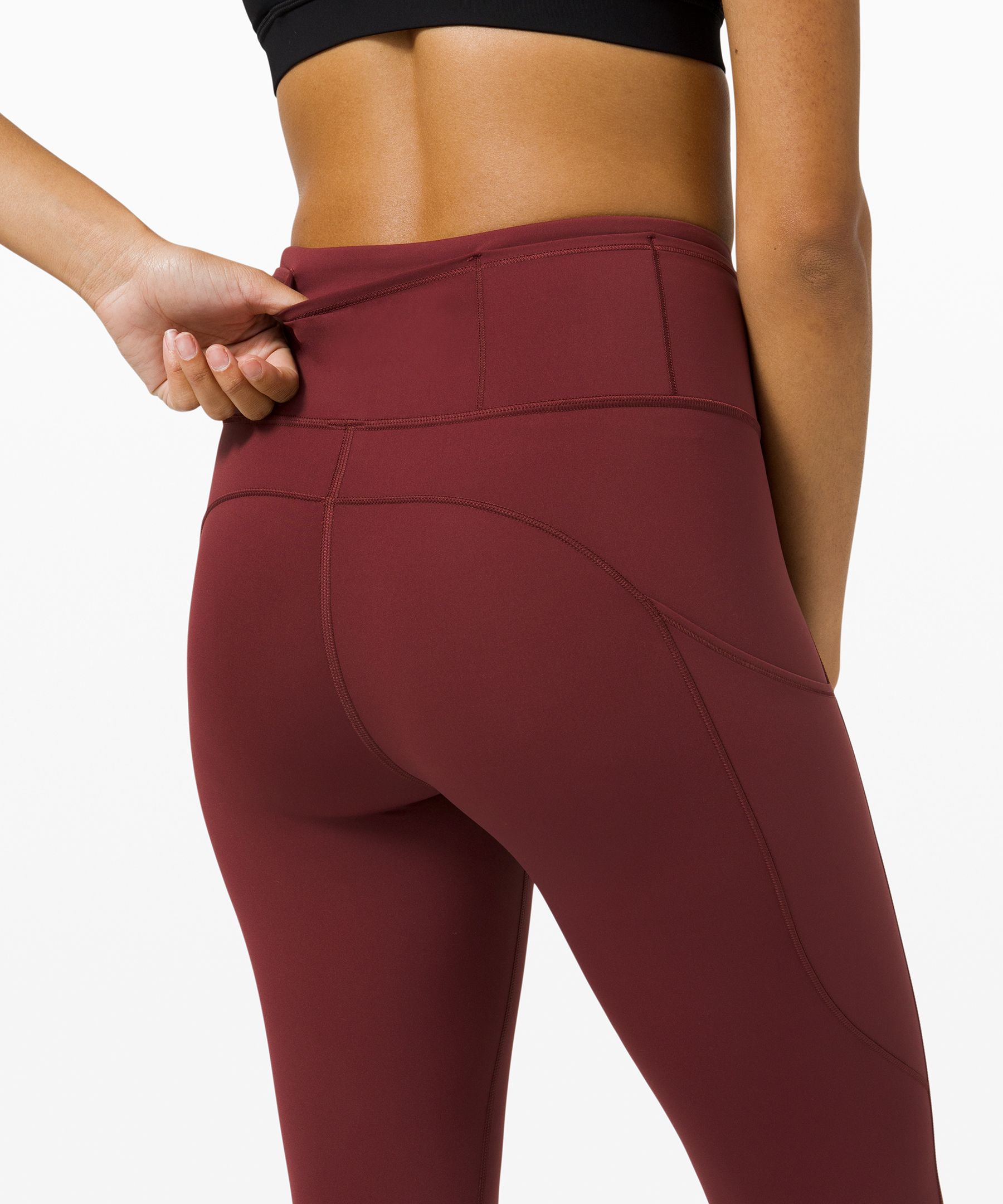 Lululemon Leggings Dame Burgunder | 56930-NMGR