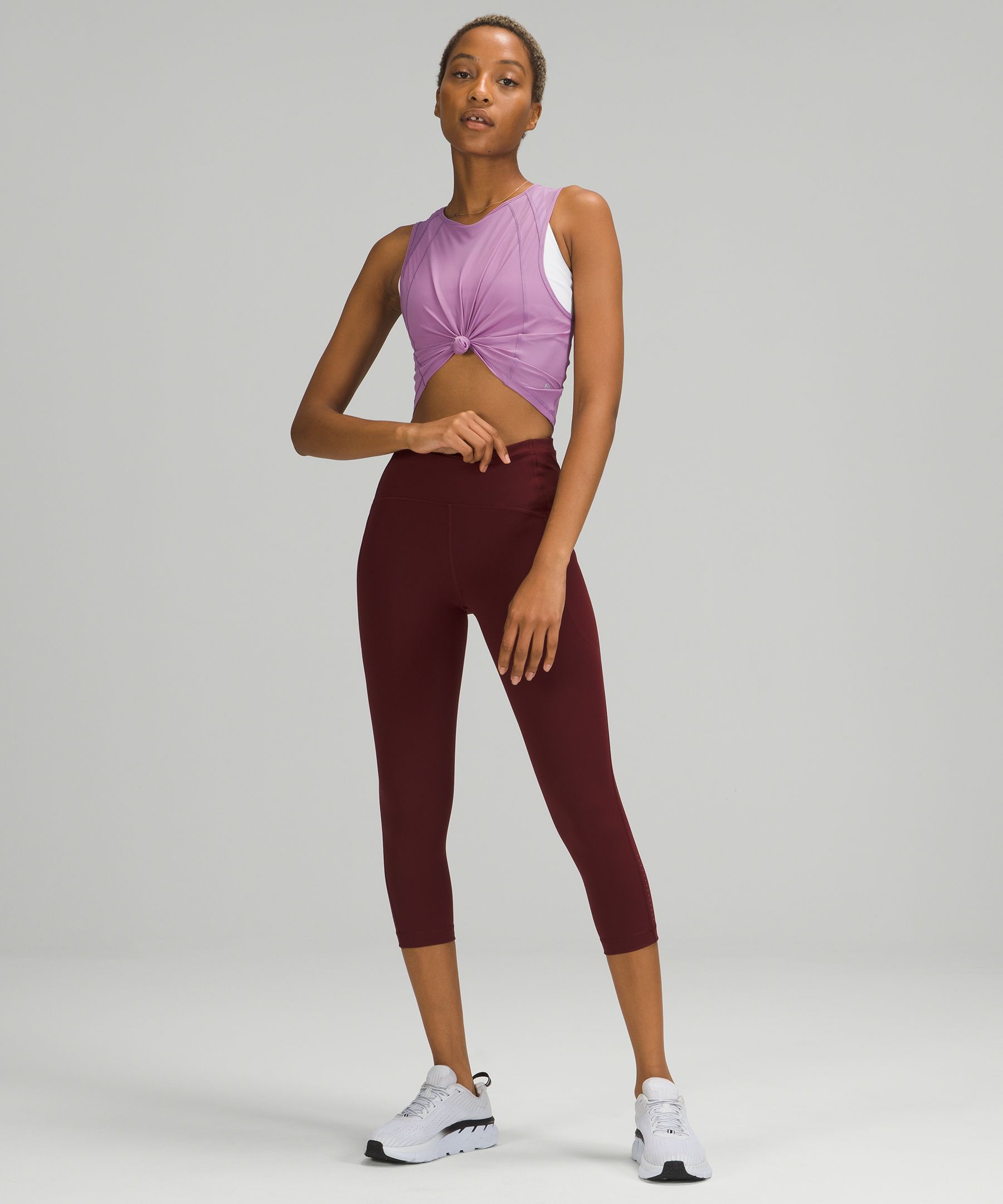 Lululemon Leggings Dame Burgunder | 68013-PWFK