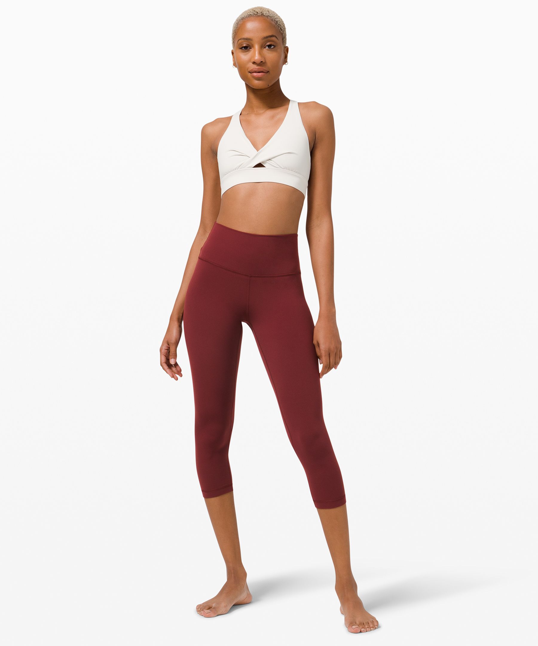 Lululemon Leggings Dame Burgunder | 94830-WTAO