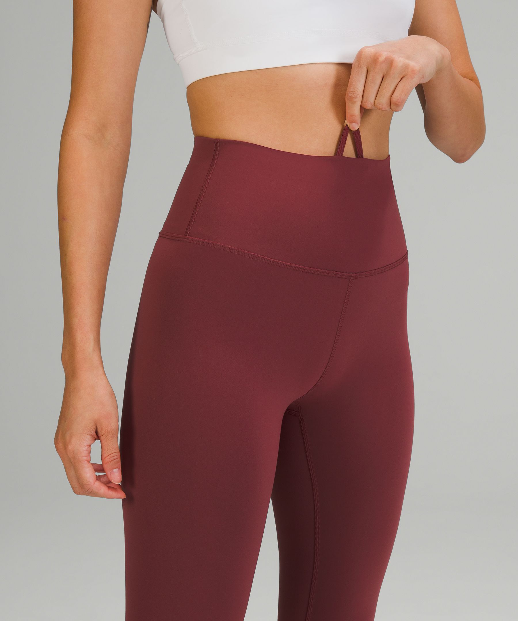 Lululemon Leggings Dame Burgunder | 97234-WKHC