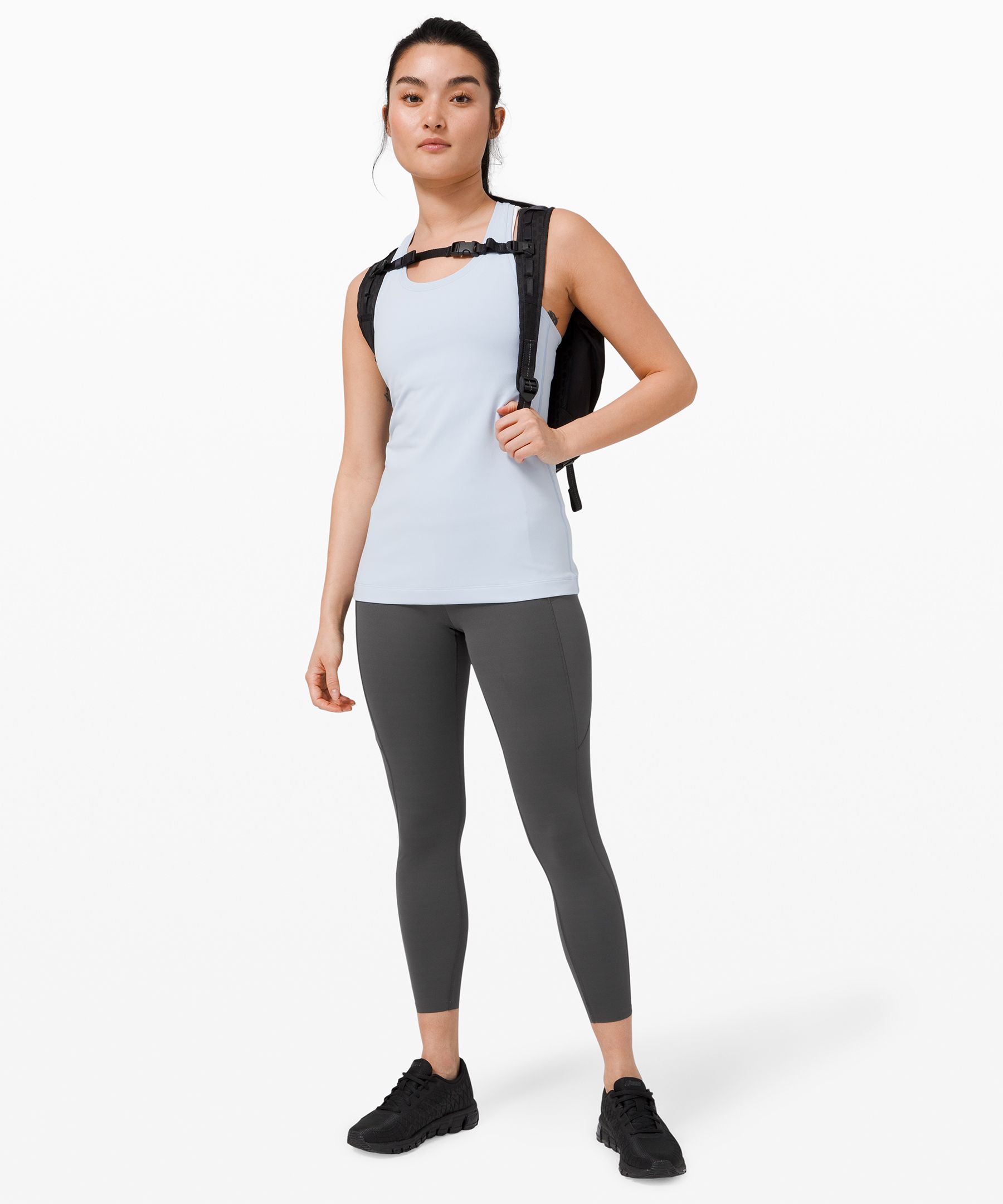 Lululemon Leggings Dame Dyp Grå | 34960-SQCW