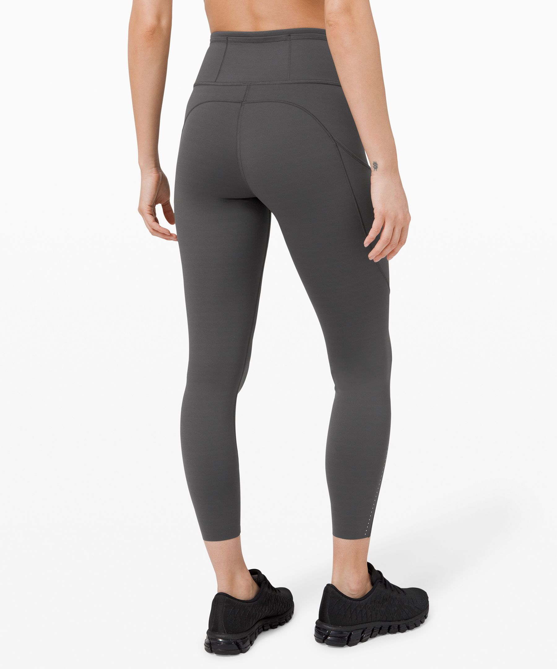 Lululemon Leggings Dame Dyp Grå | 34960-SQCW