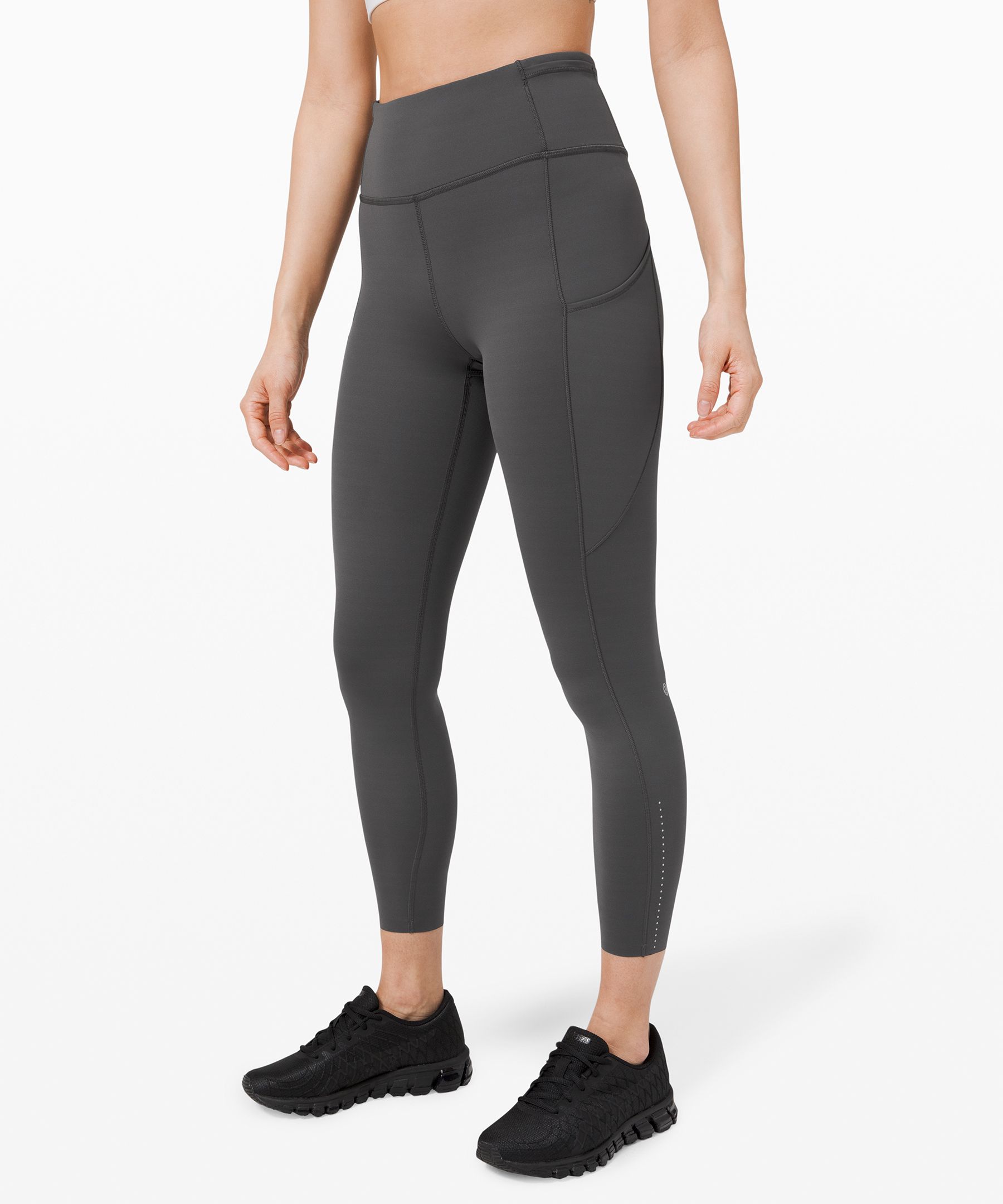 Lululemon Leggings Dame Dyp Grå | 34960-SQCW
