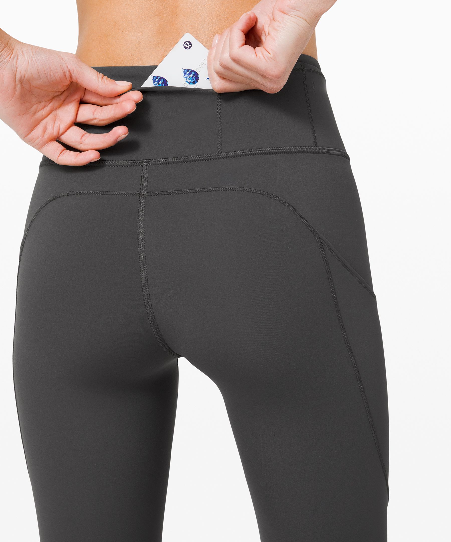 Lululemon Leggings Dame Dyp Grå | 71540-ZPKA