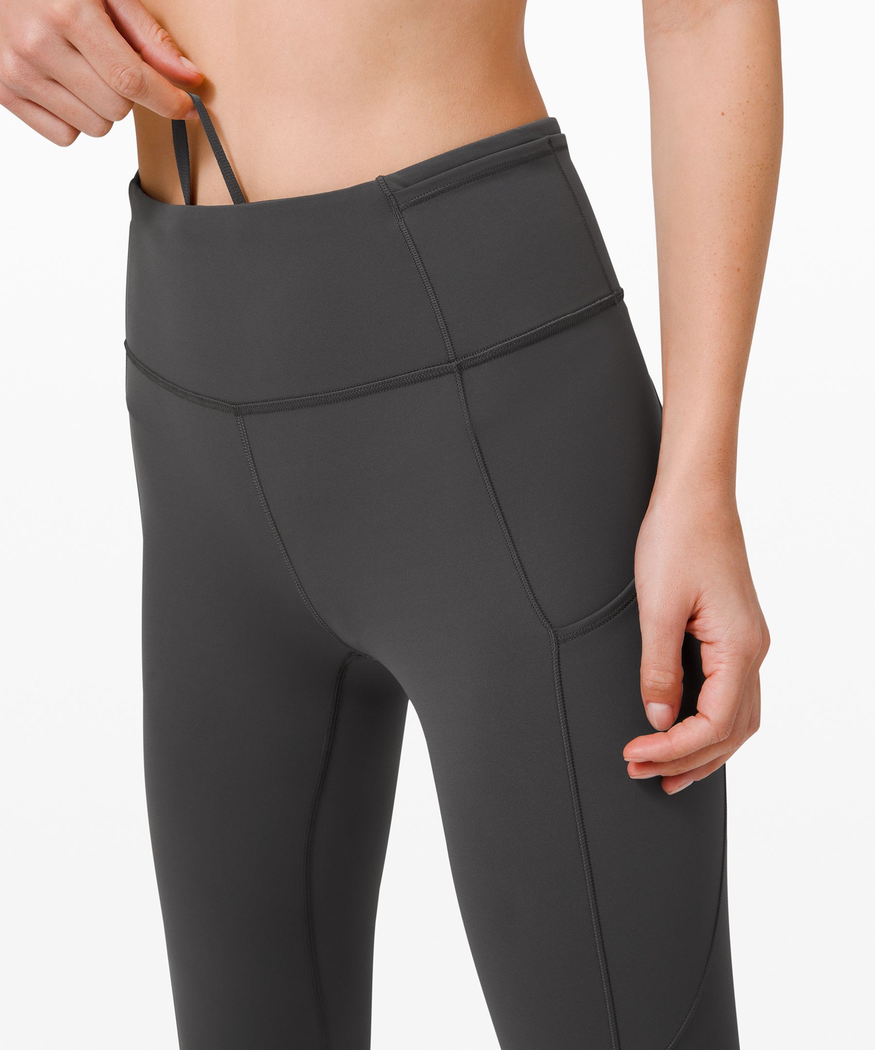 Lululemon Leggings Dame Dyp Grå | 71540-ZPKA