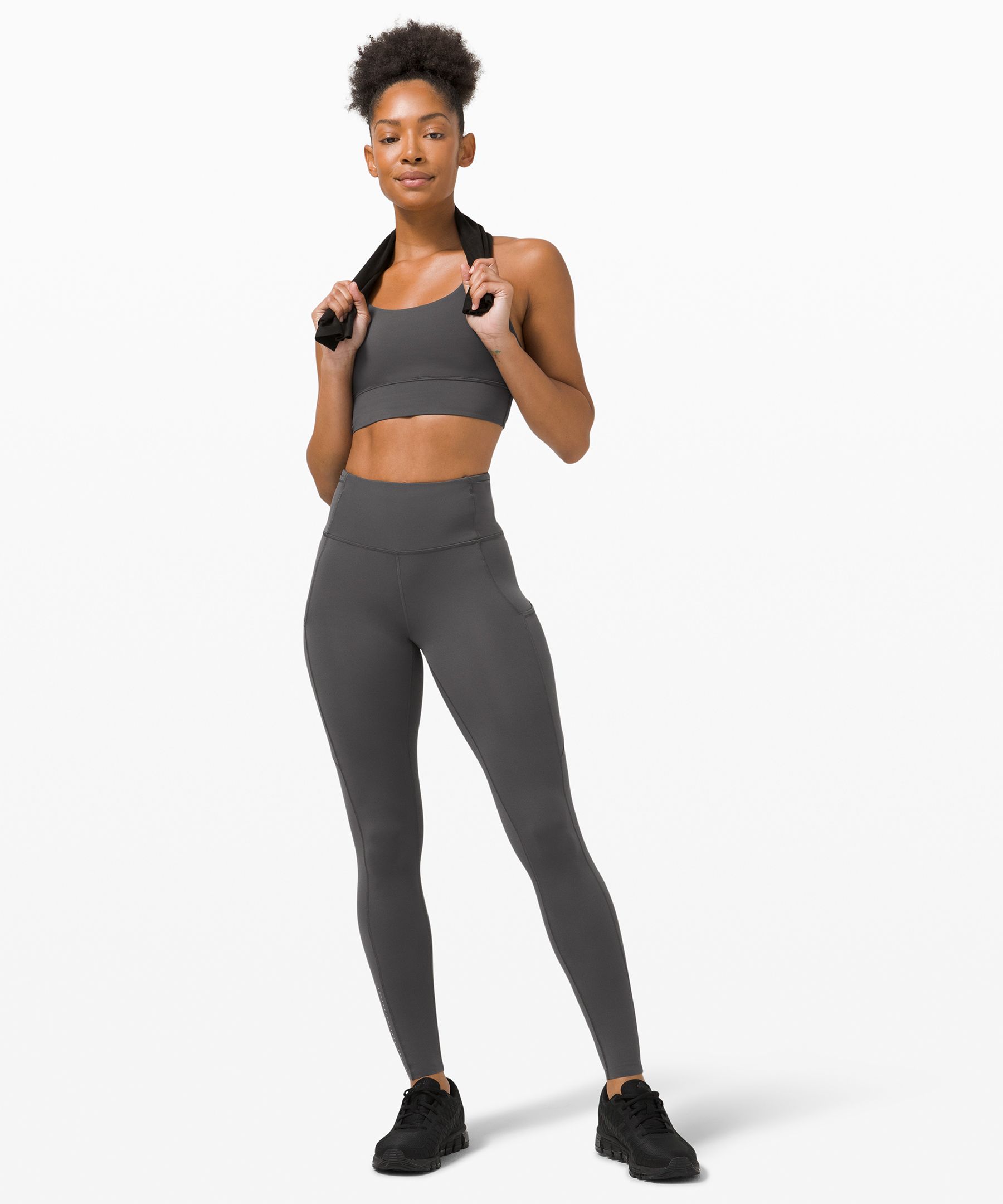 Lululemon Leggings Dame Dyp Grå | 87412-ZUKV