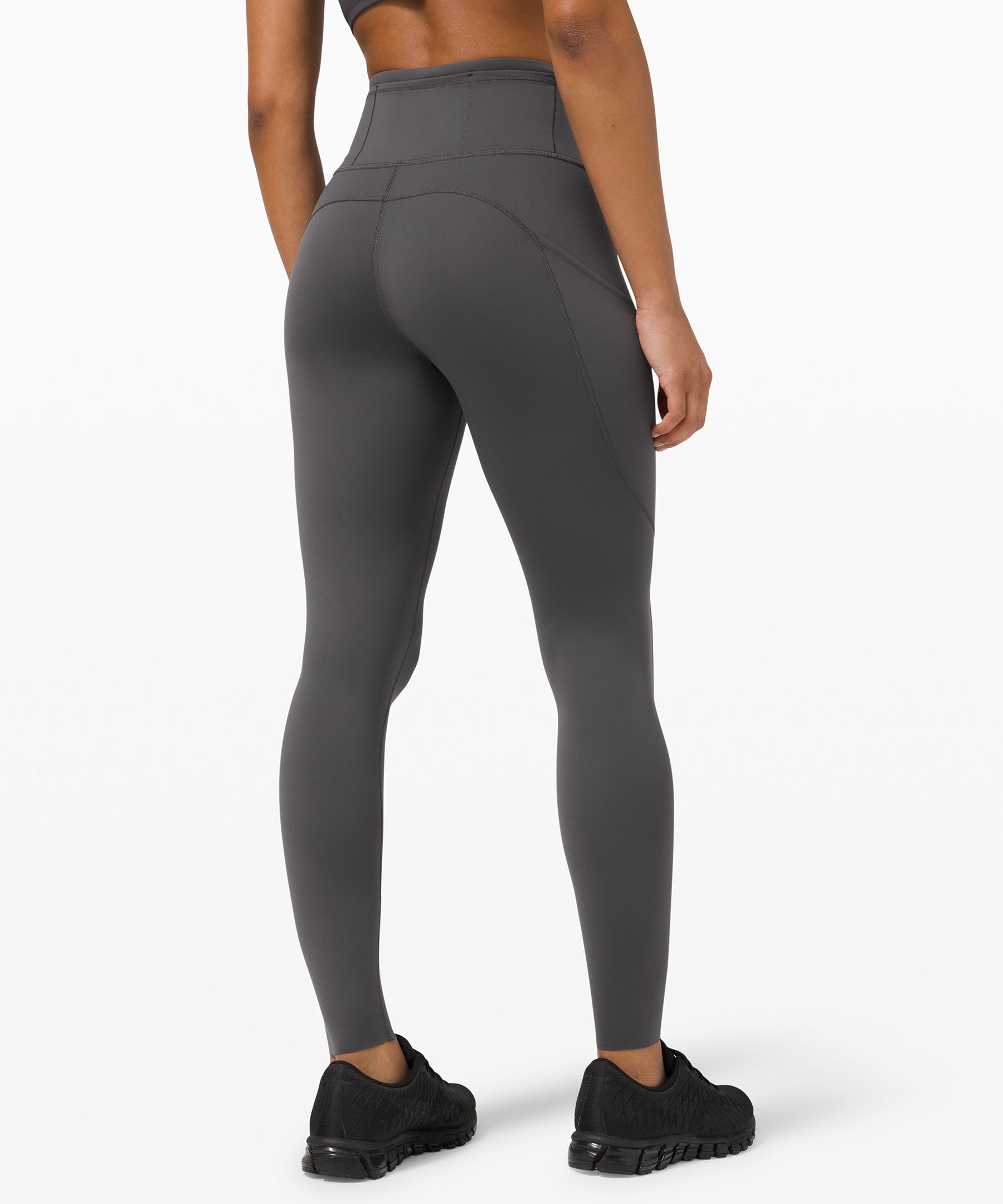 Lululemon Leggings Dame Dyp Grå | 87412-ZUKV