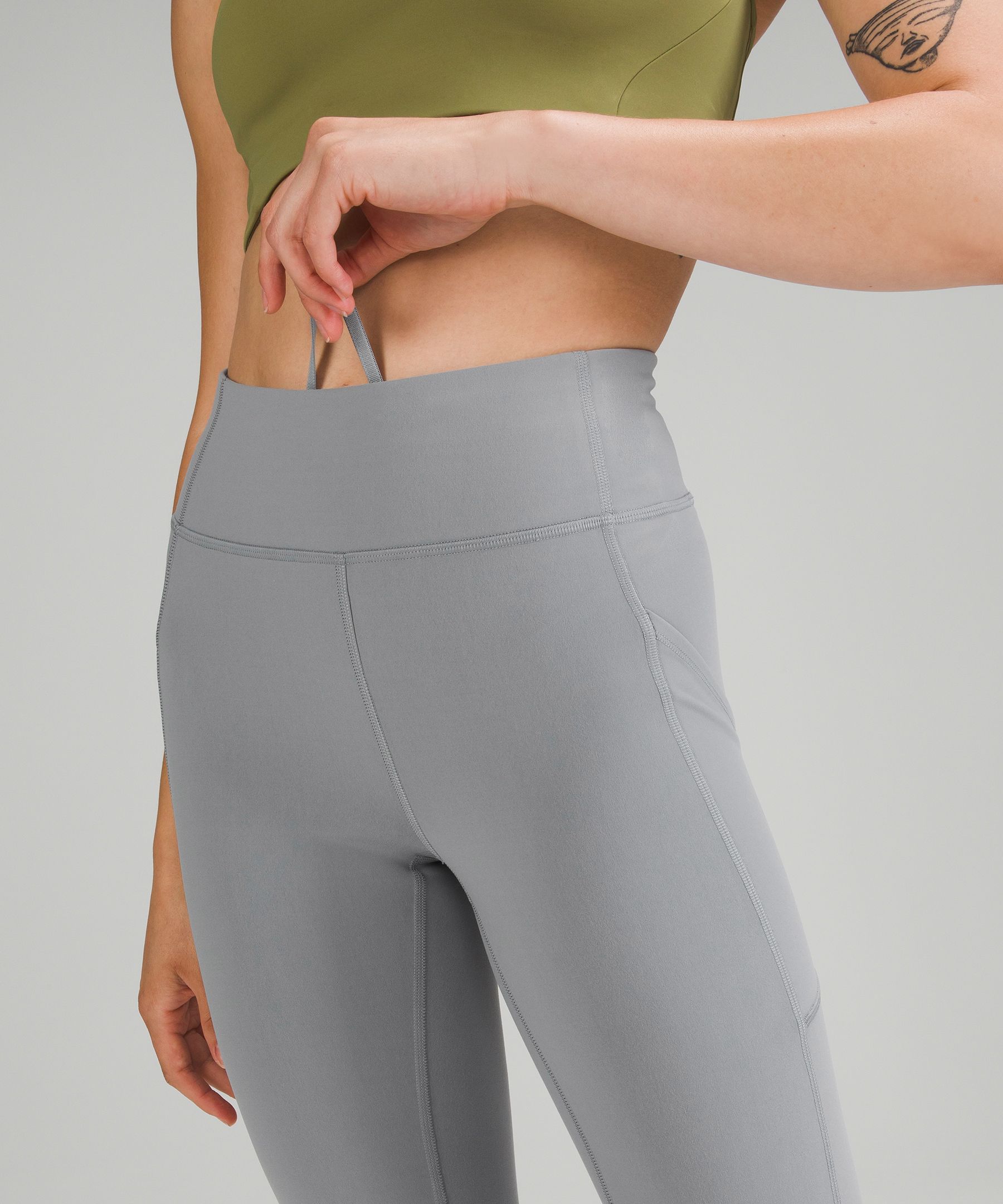 Lululemon Leggings Dame Grå | 50786-BLVH