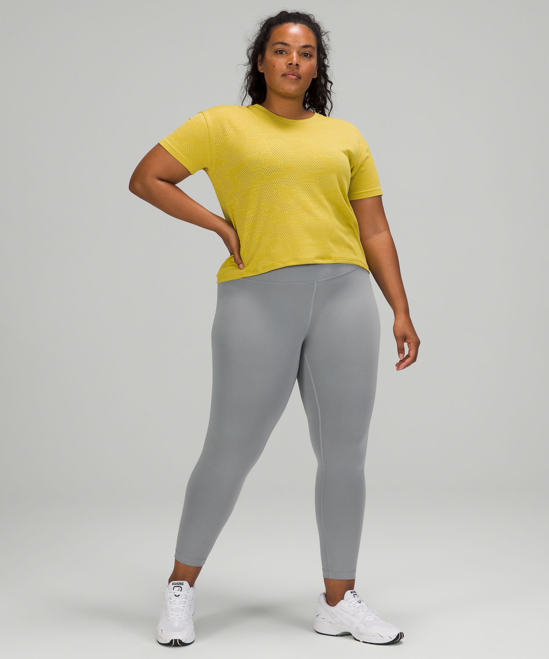 Lululemon Leggings Dame Grå | 67120-NZDQ
