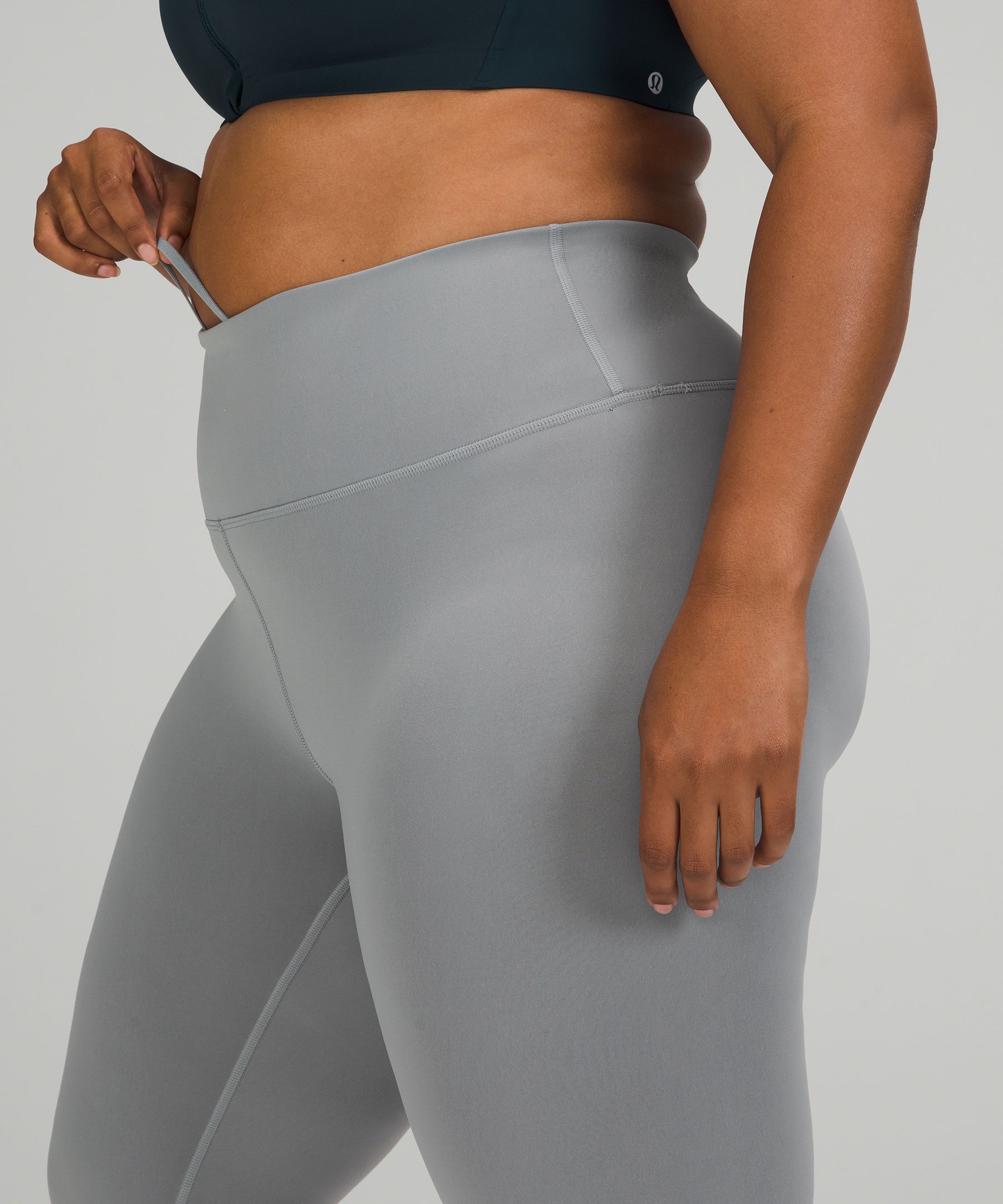 Lululemon Leggings Dame Grå | 67120-NZDQ