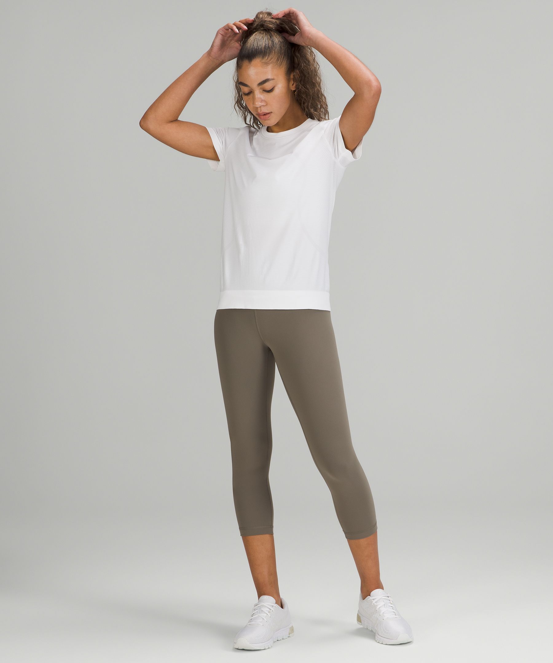 Lululemon Leggings Dame Grå | 72604-GDOZ