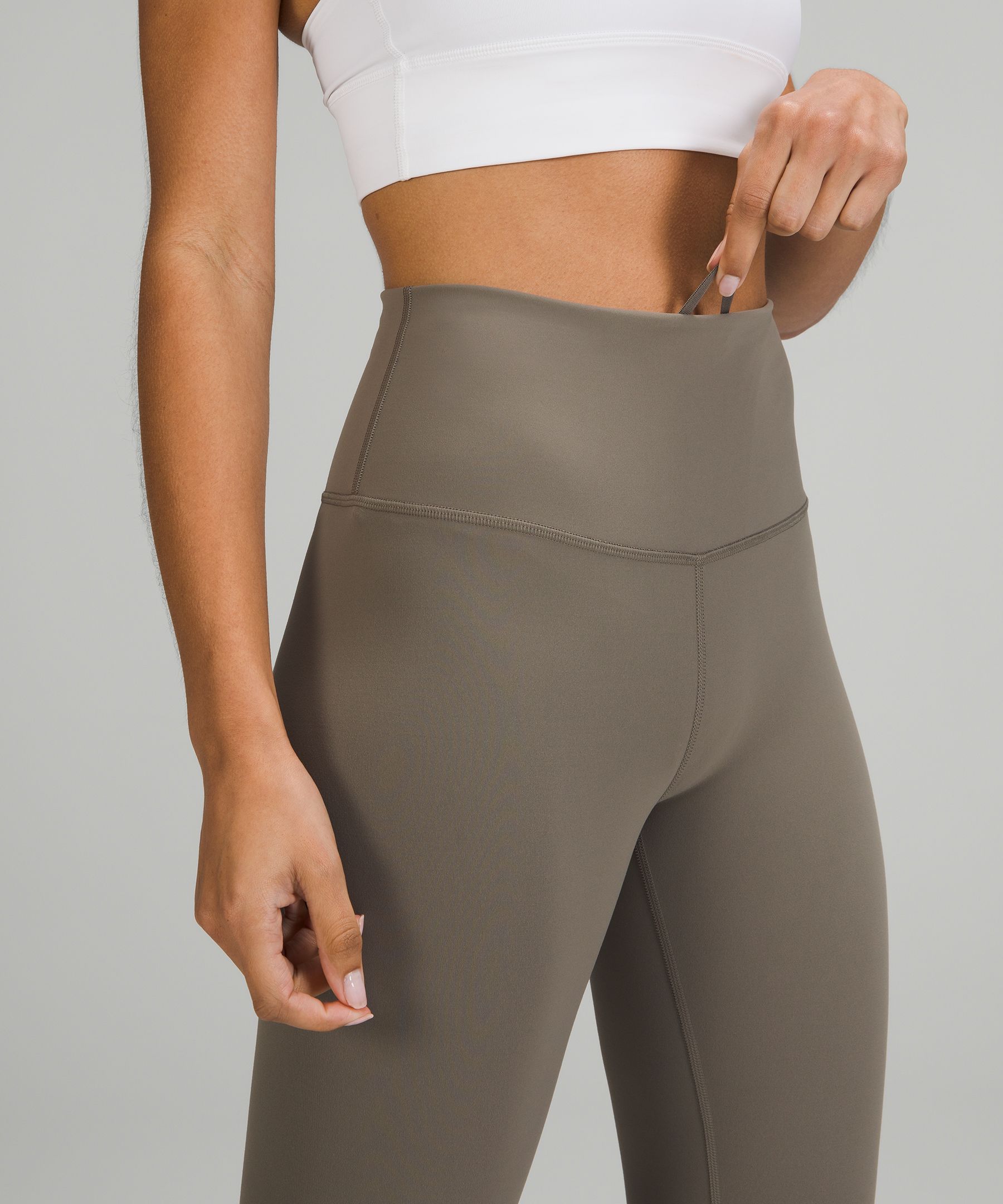 Lululemon Leggings Dame Grå | 72604-GDOZ