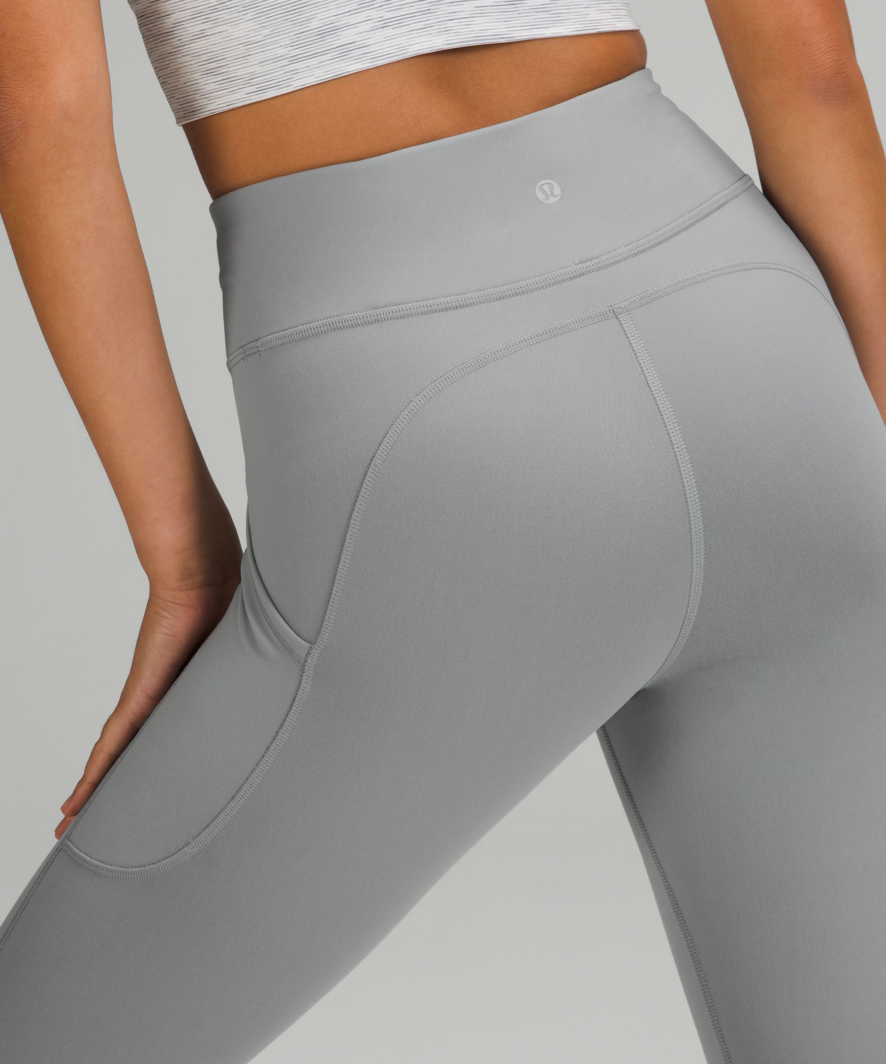 Lululemon Leggings Dame Grå | 86053-XVQU