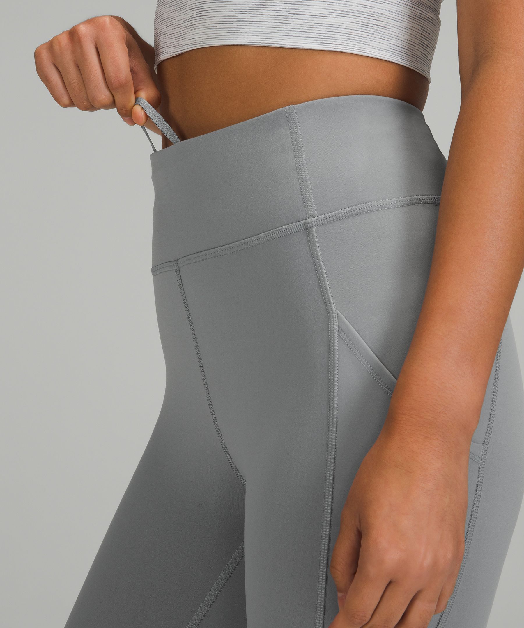 Lululemon Leggings Dame Grå | 86053-XVQU