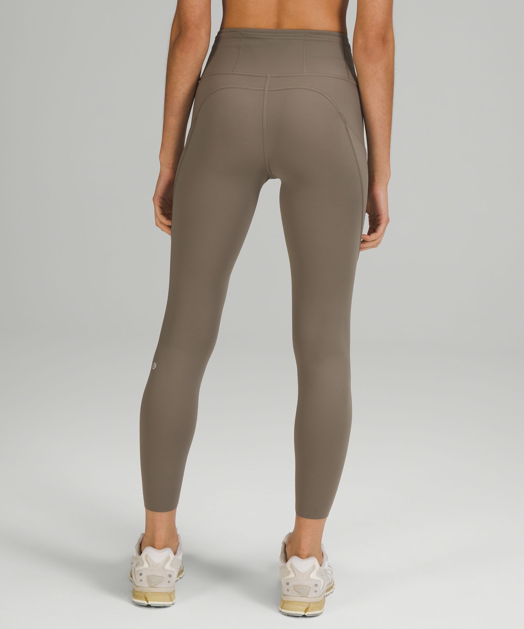 Lululemon Leggings Dame Grå Brune | 53796-TJPU