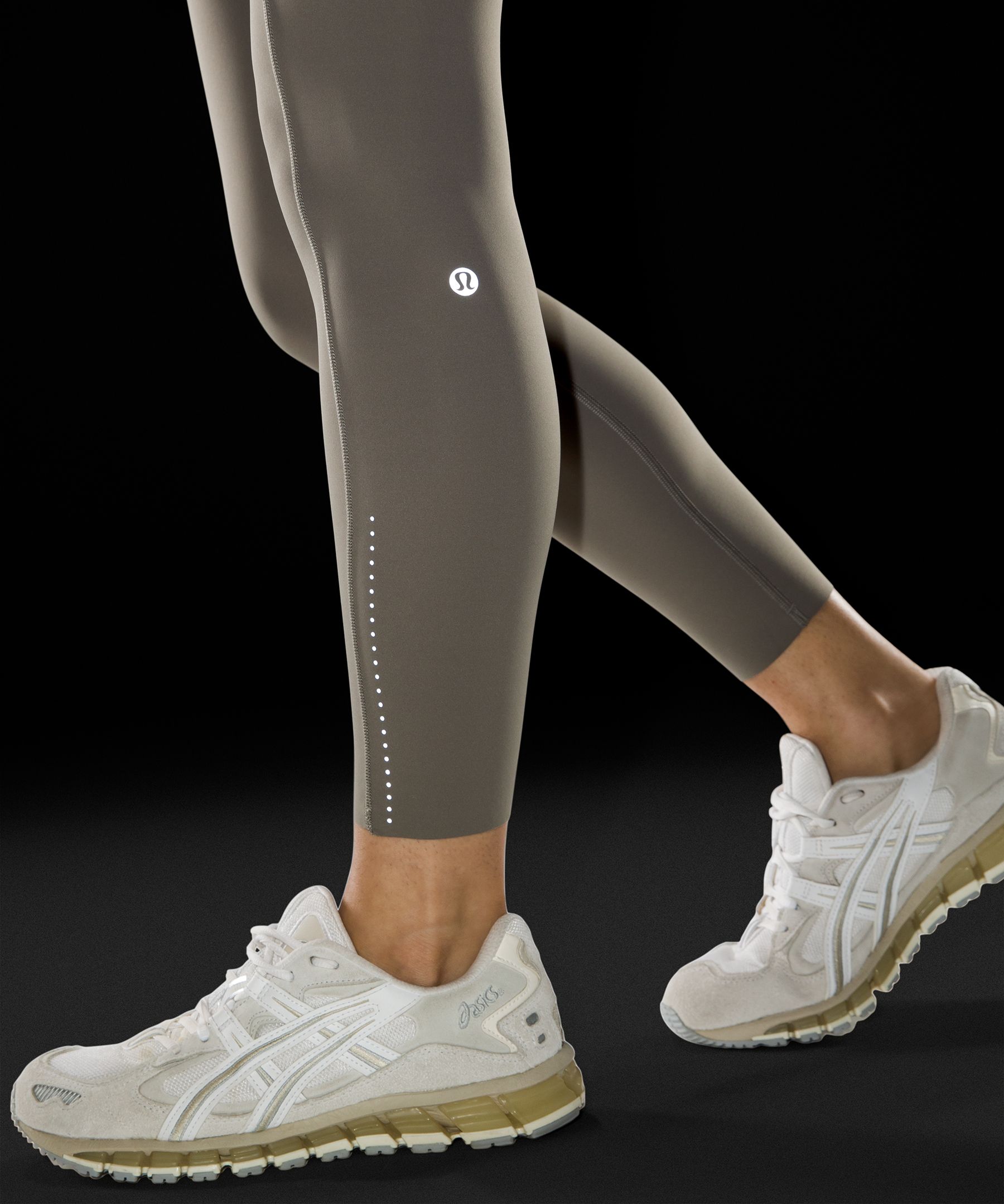 Lululemon Leggings Dame Grå Brune | 53796-TJPU