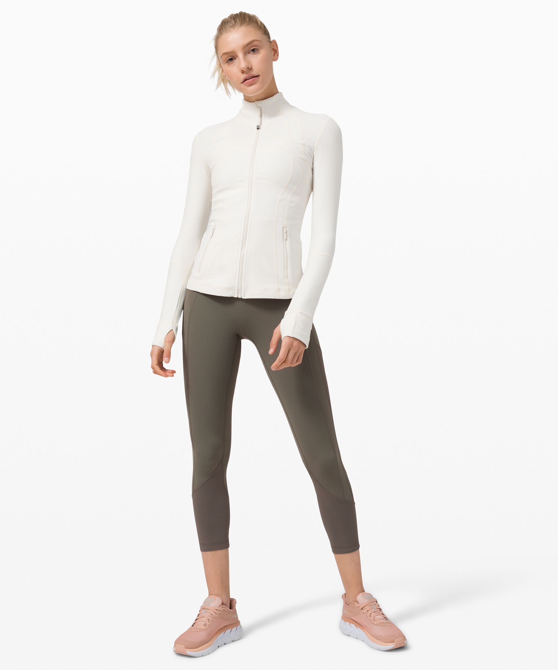 Lululemon Leggings Dame Grå Olivengrønne | 17643-ULZV