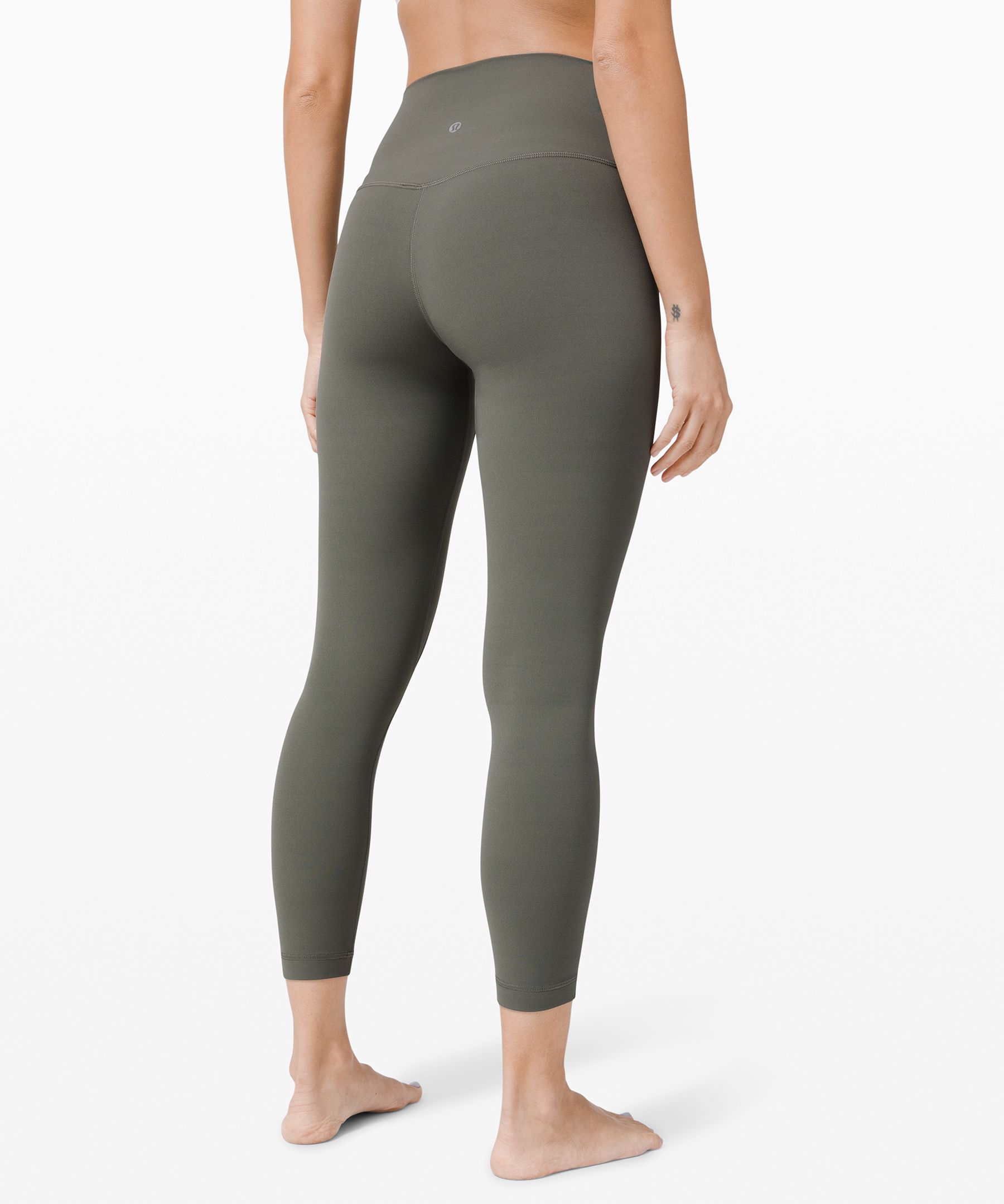 Lululemon Leggings Dame Grå Olivengrønne | 35619-TUFA