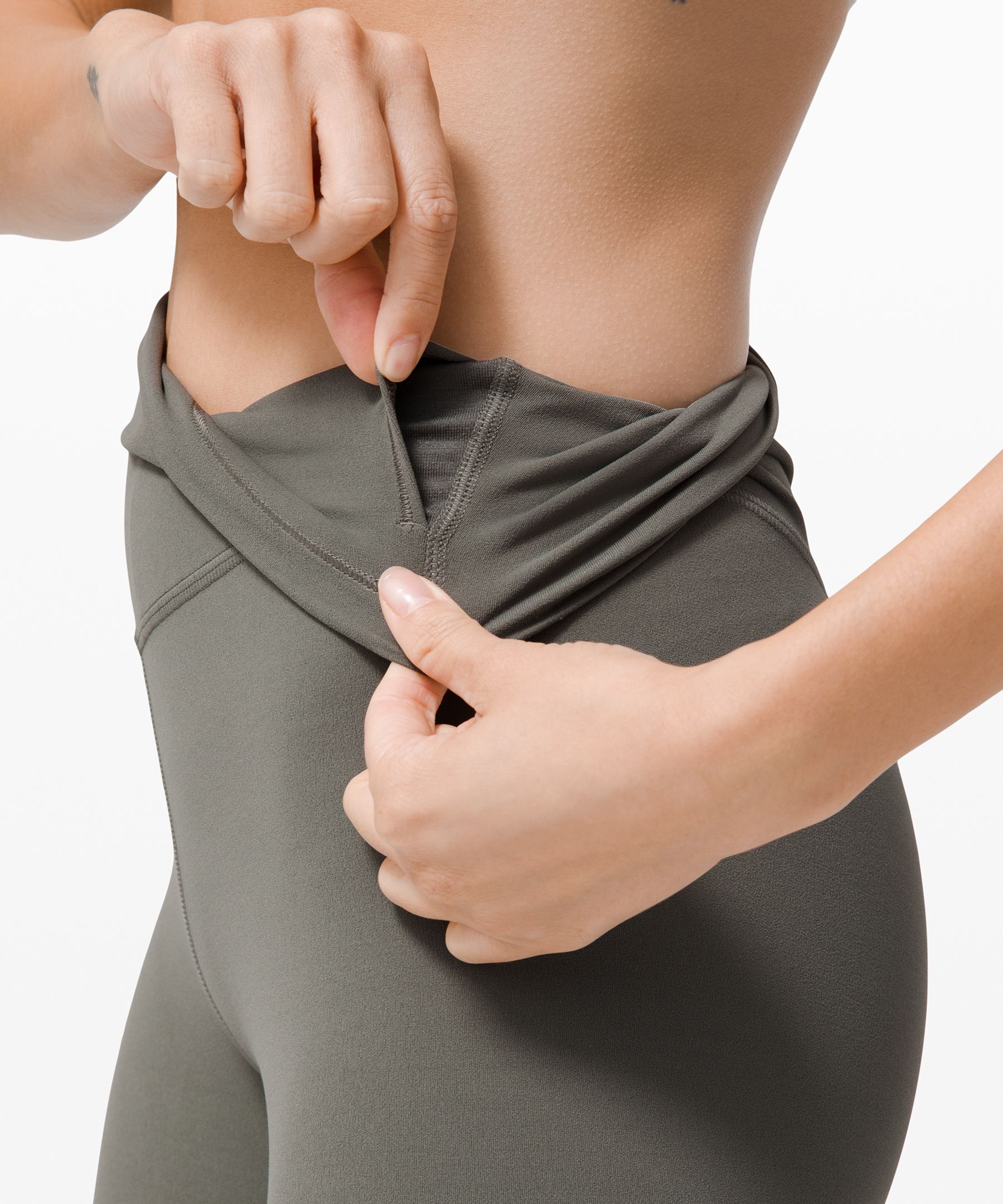 Lululemon Leggings Dame Grå Olivengrønne | 35619-TUFA