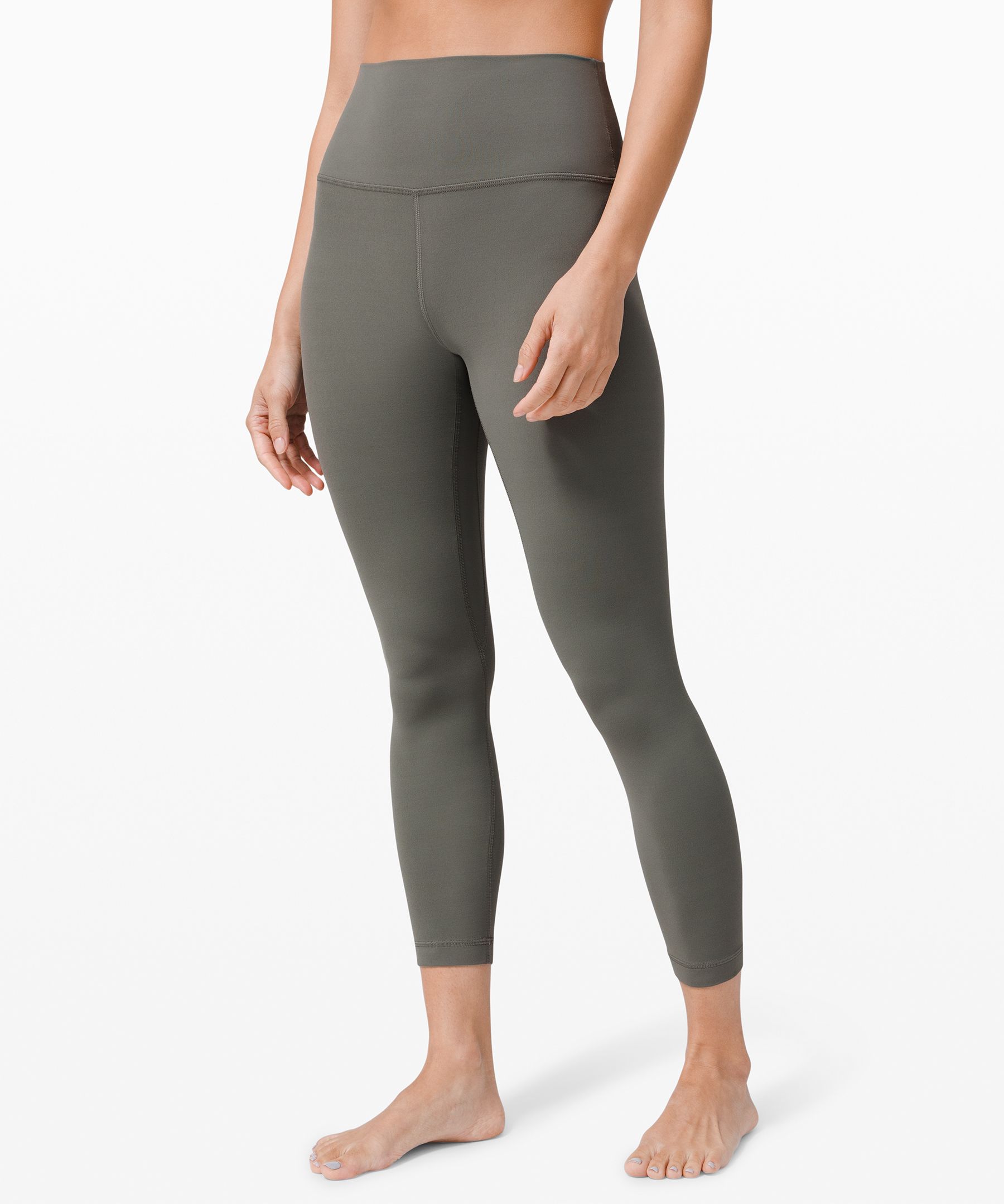 Lululemon Leggings Dame Grå Olivengrønne | 35619-TUFA
